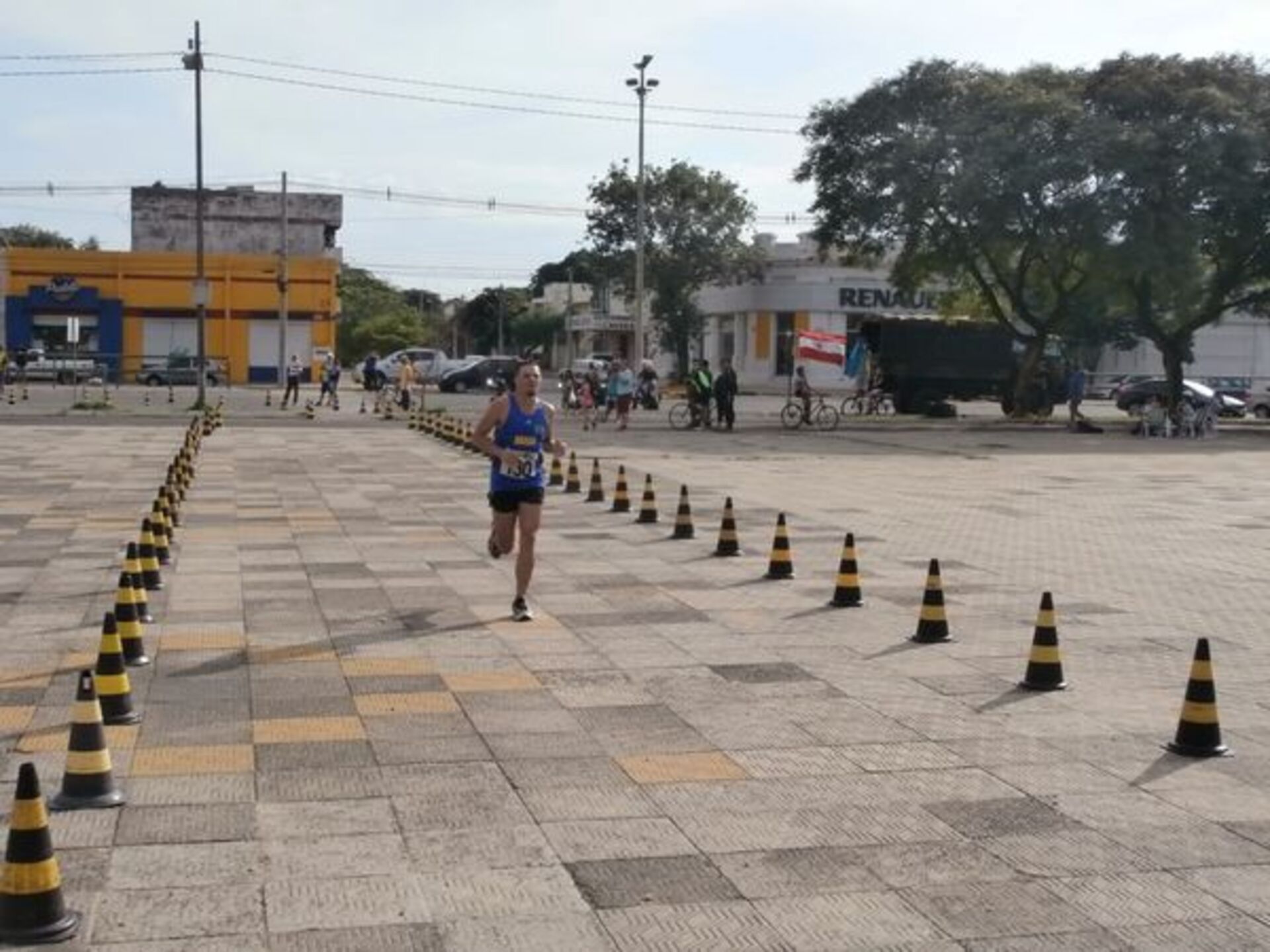 Chegada do campeão Rodolfo Javier Vasquez