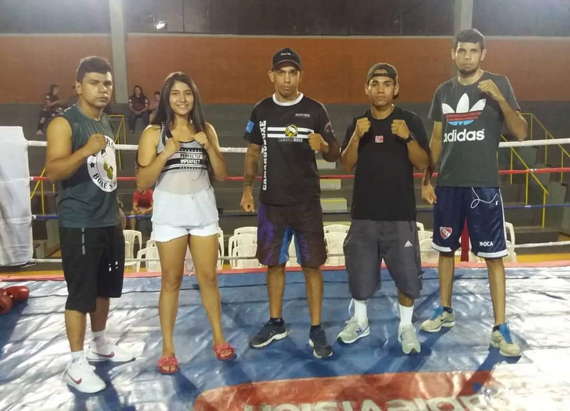 Matheus Brasil, Gabrielle Guimarães, Fabiano Camargo, Adriano Adunai e Felipe Camargo