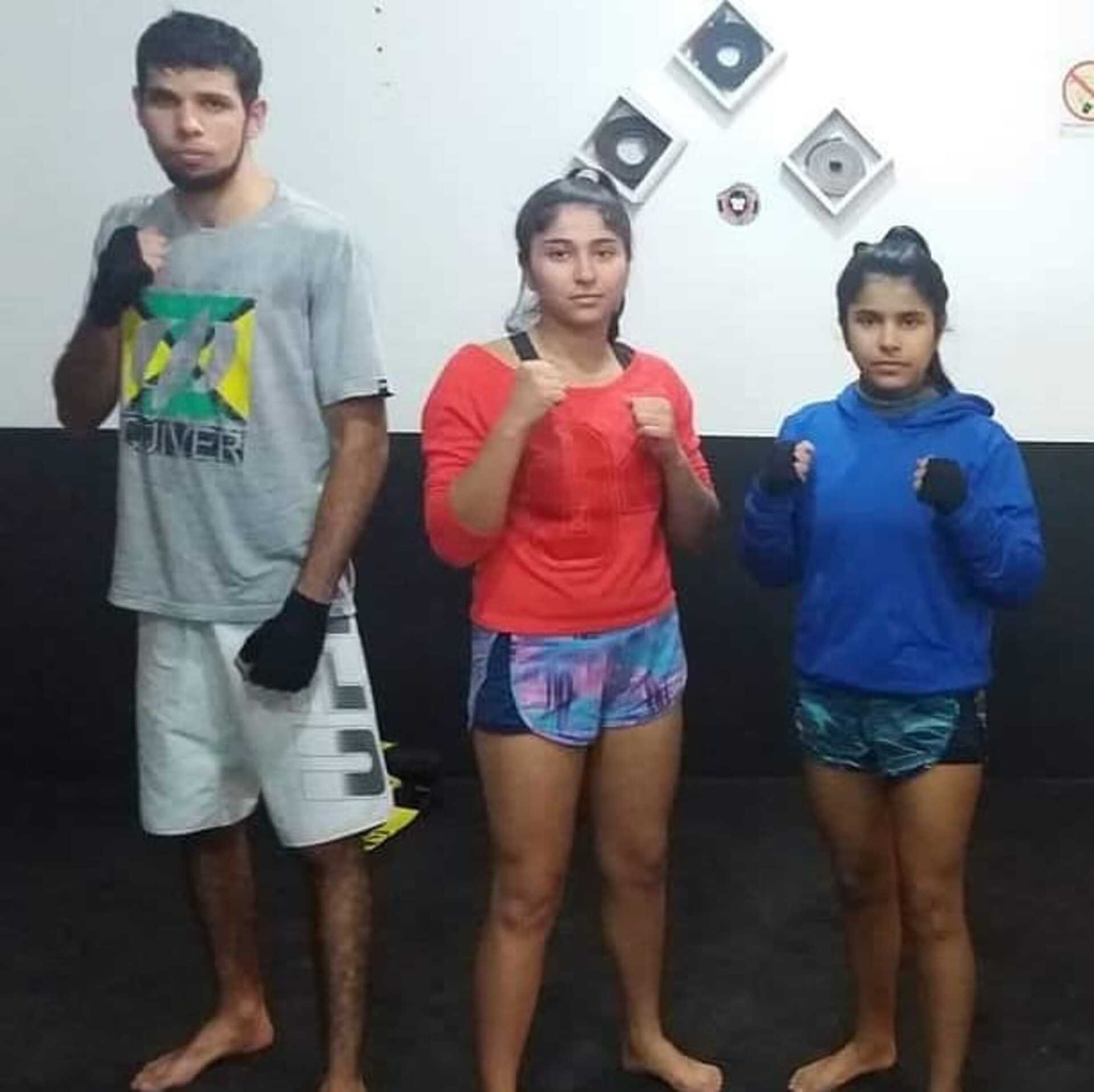 Felipe, Gabrielle e Mariele