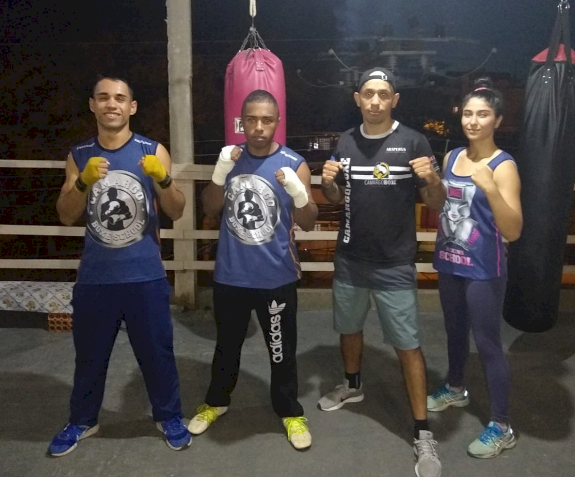 Adriano Adunai, Gustavo Prates, Fabiano Camargo e Gabrielle Guimarães