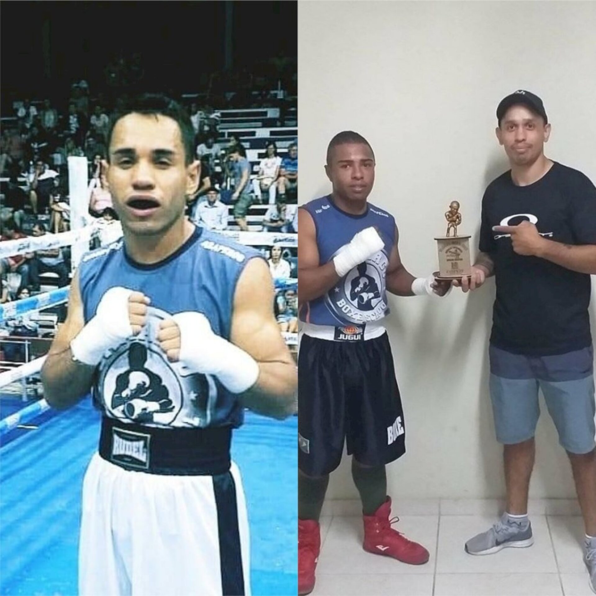 Adriano Adunai (esq.), Gustavo Prates e Fabiano Camargo