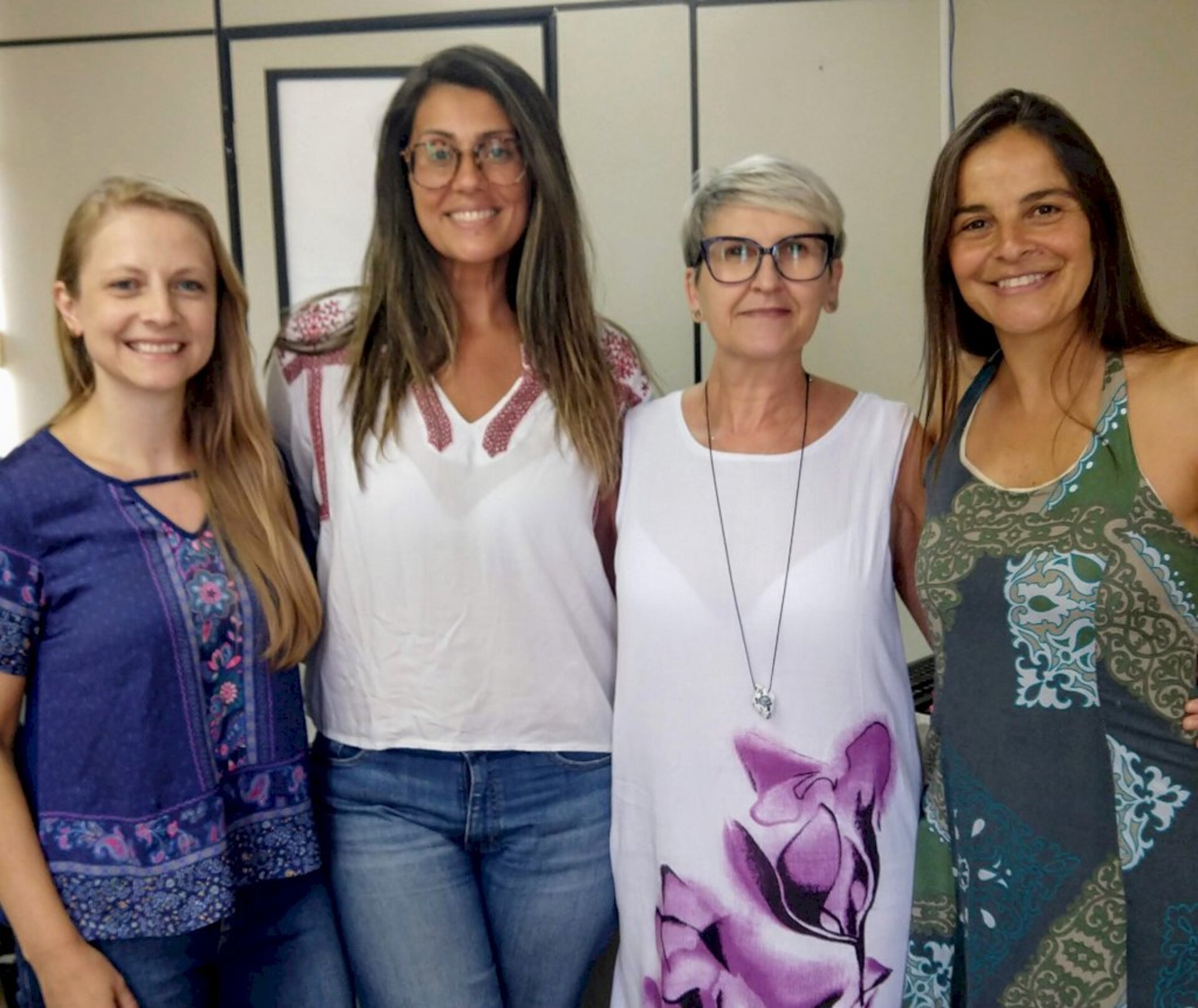 Raquel Garcia, Carina Brum, Elena Mello e Claudia Duarte