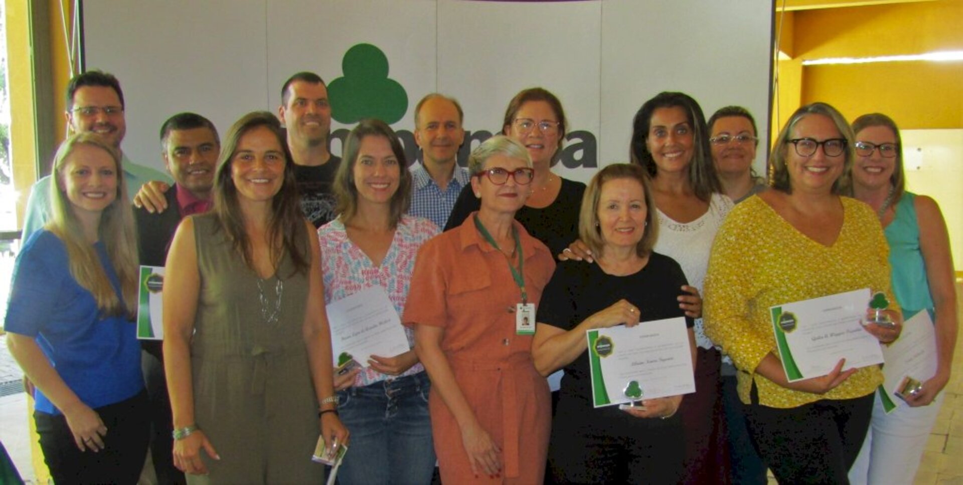 Servidores homenageados