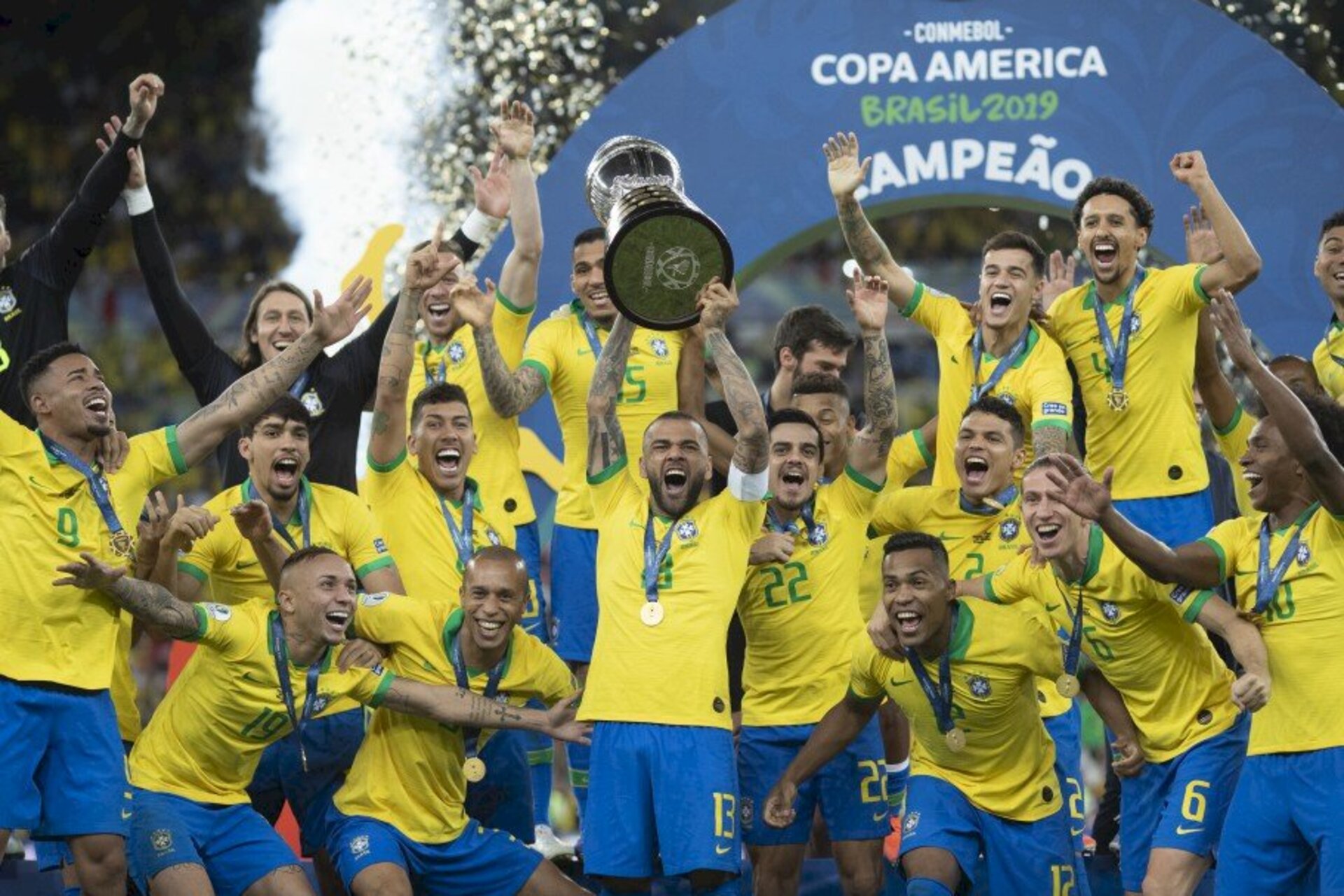 Brasil é o atual campeão da Copa América; nova edição será disputada na Argentina e na Colômbia