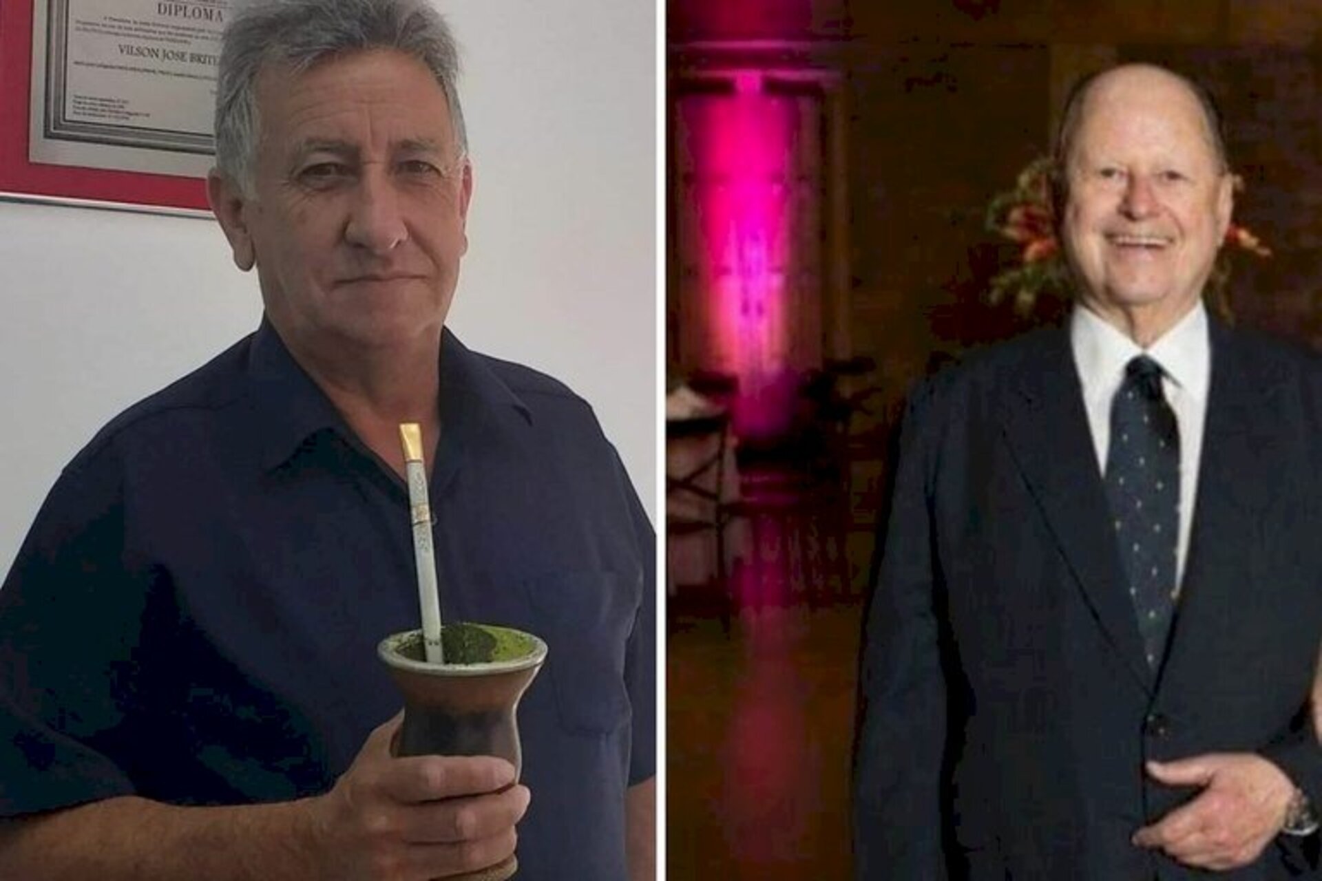 Ex-vereador Vilson Brites (à esquerda) e o médico Antônio Bordignon (à direita) serão os homenageados.