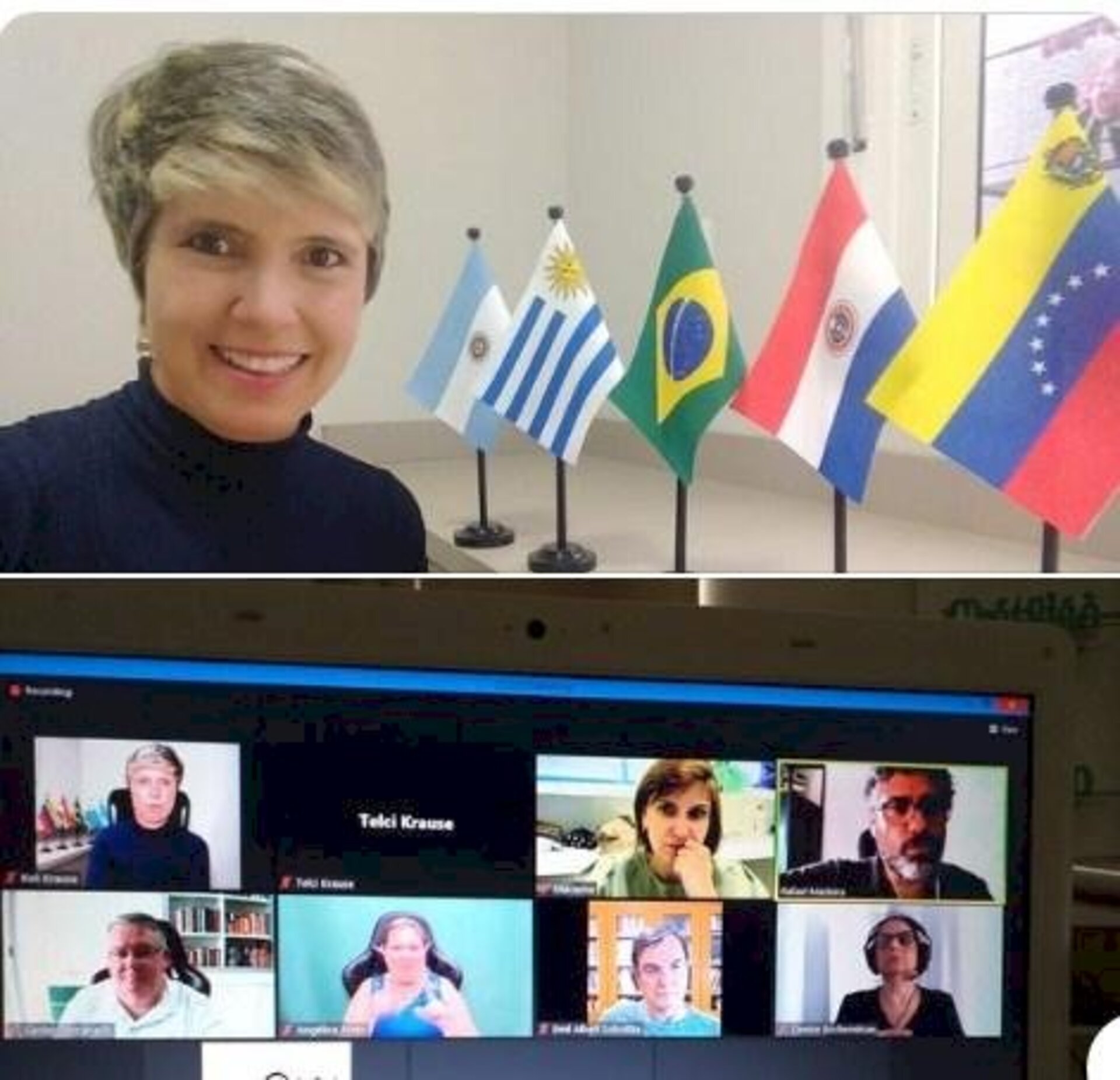 Keli Krause é a primeira docente surda com título de Doutorado da instituição.