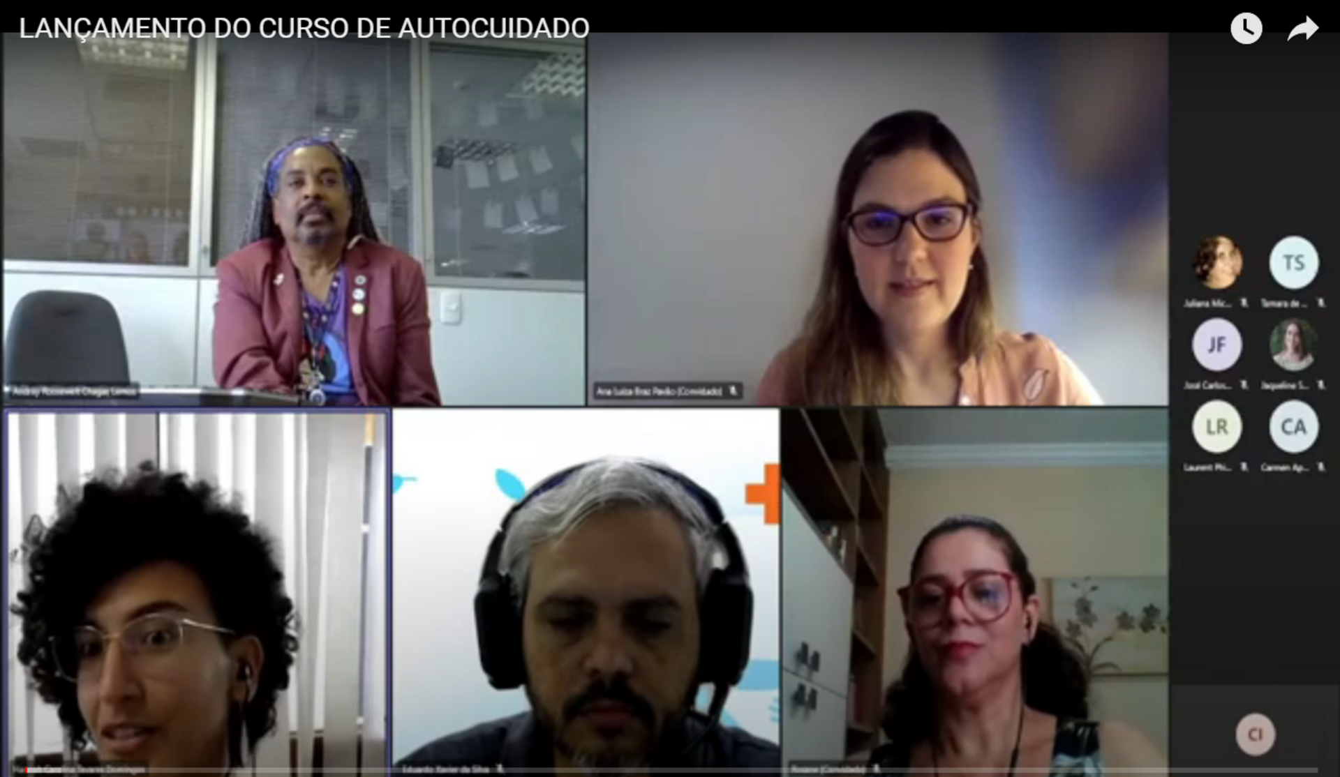 Webinário foi transmitido pelo canal do DATASUS.