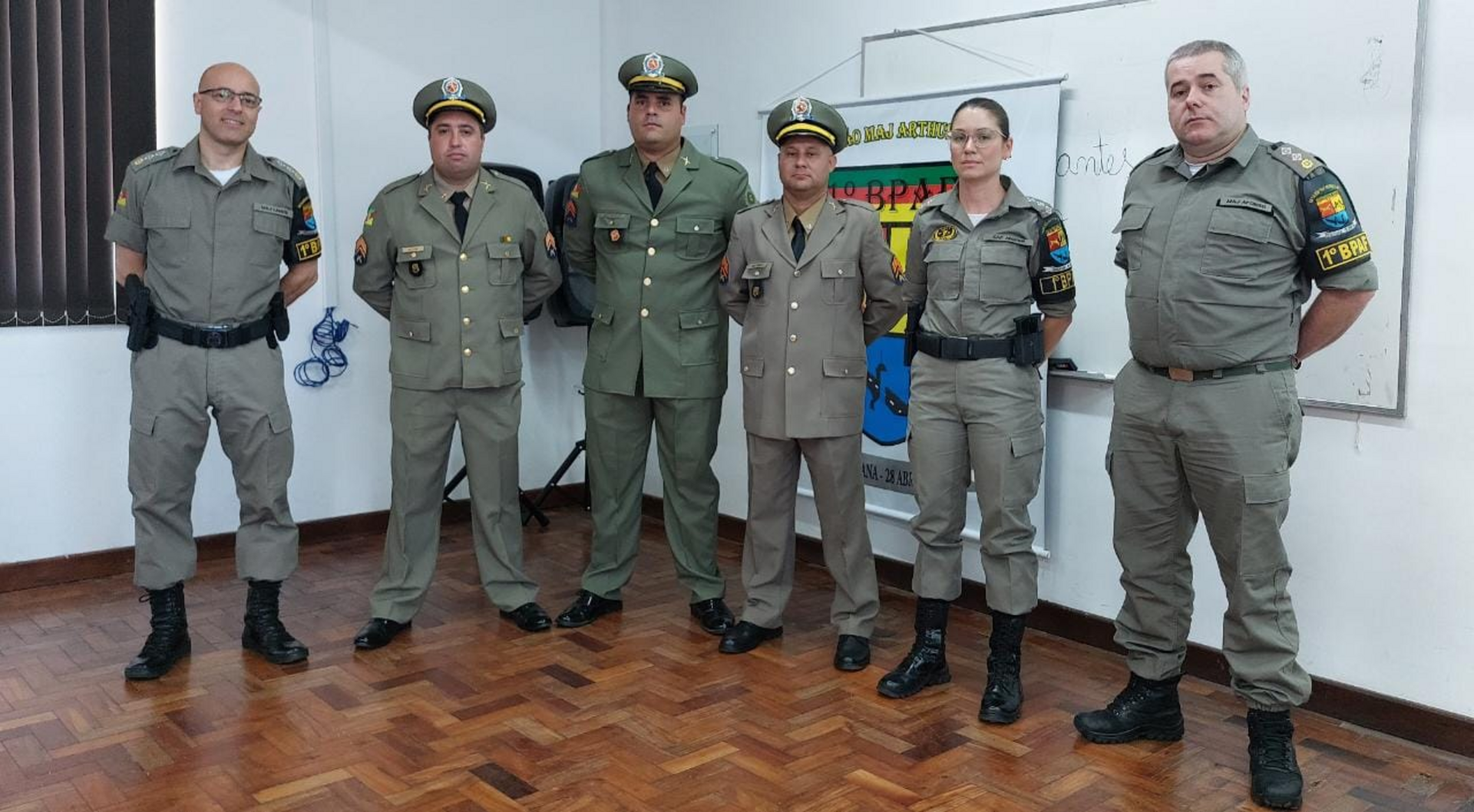Os novos sargentos irão coordenar as equipes do policiamento ostensivo.