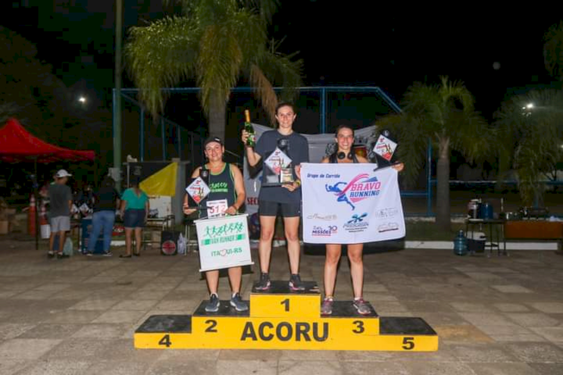 Vencedoras feminino 8km