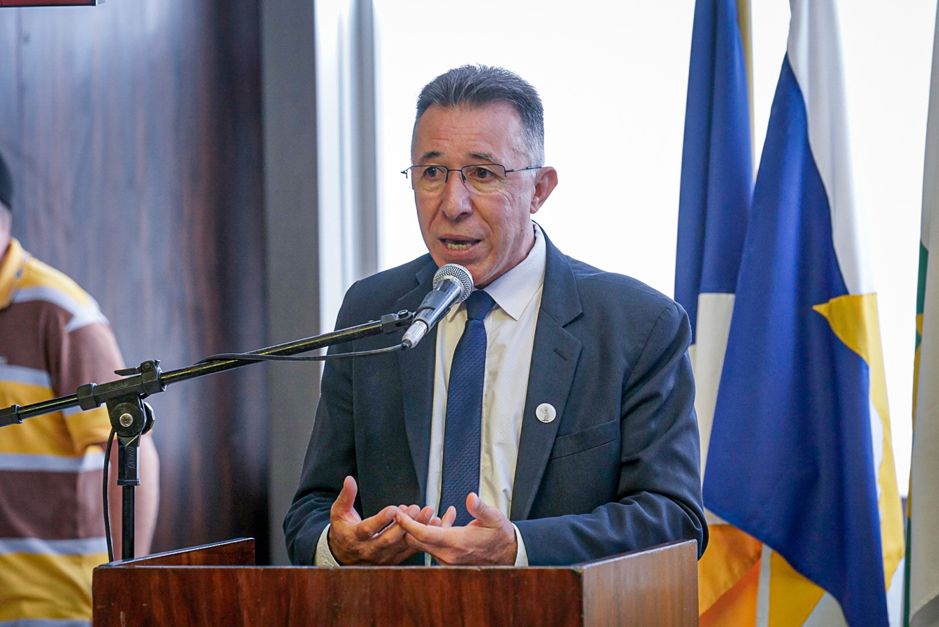 Na véspera de deixar a presidência, Valdeci Oliveira apresentou balanço de sua gestão à imprensa.