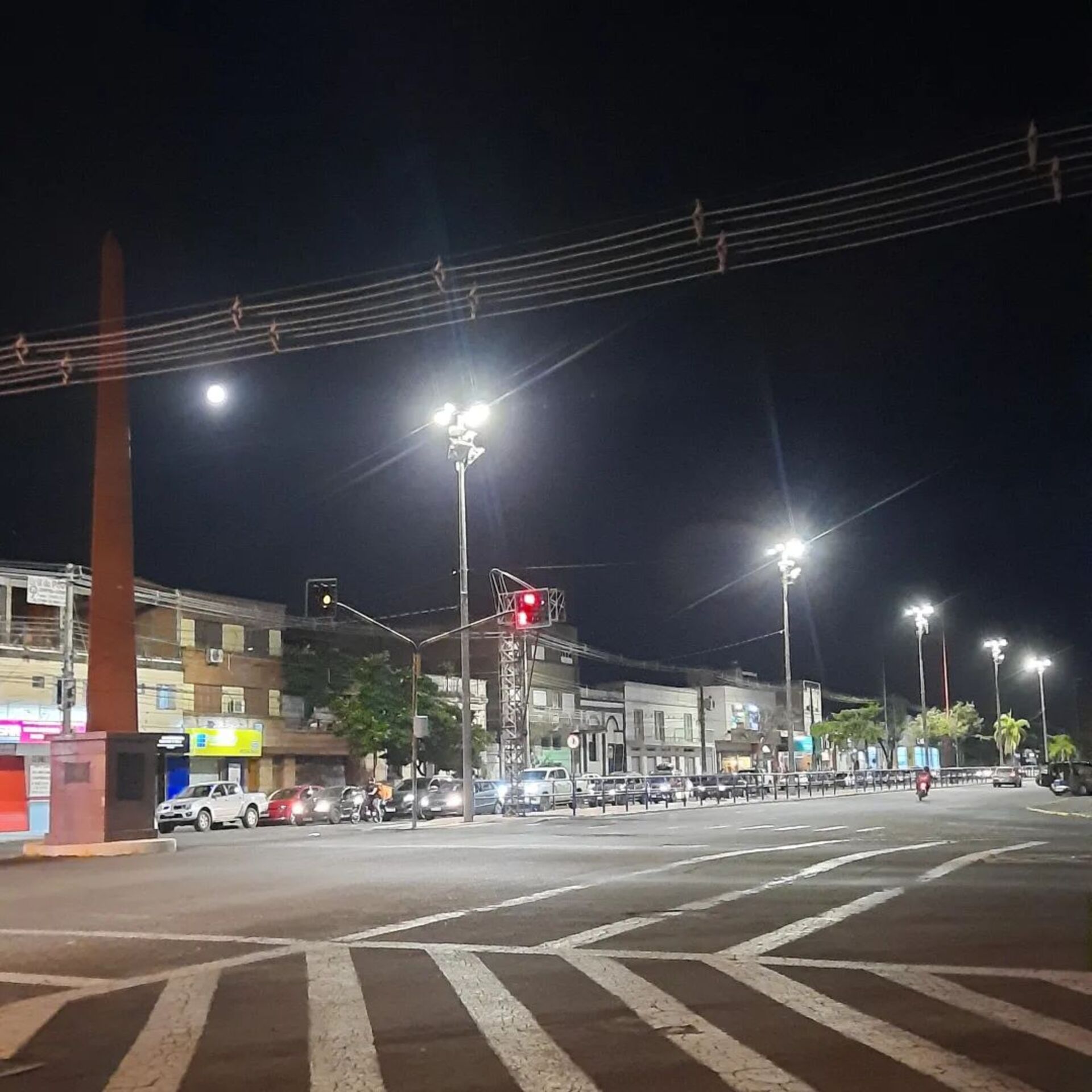 A ativação do sistema, feita na noite de sábado.