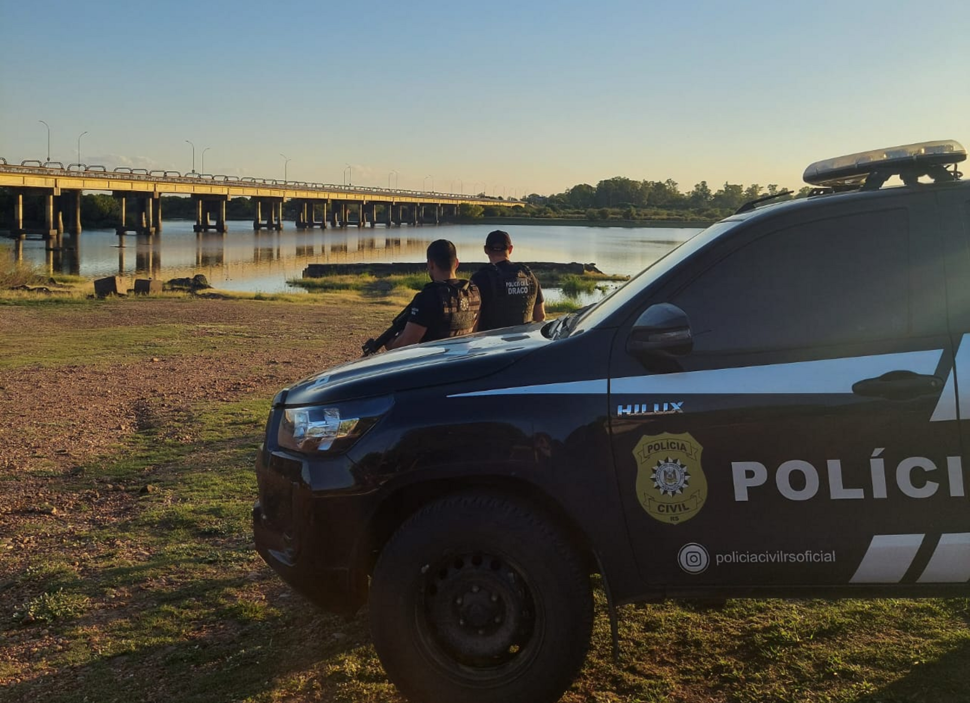 A Polícia Civil realizou atividades como policiamento em estradas rurais.