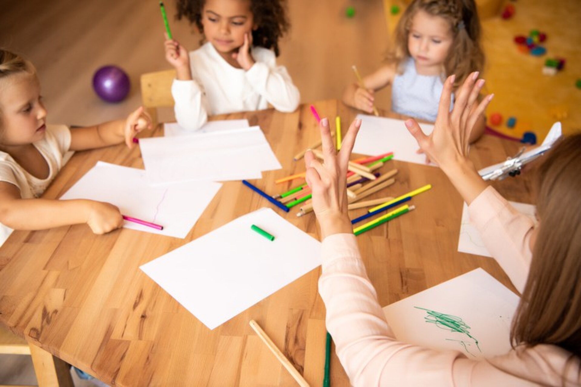 As matrículas na pré-escola também aumentaram.