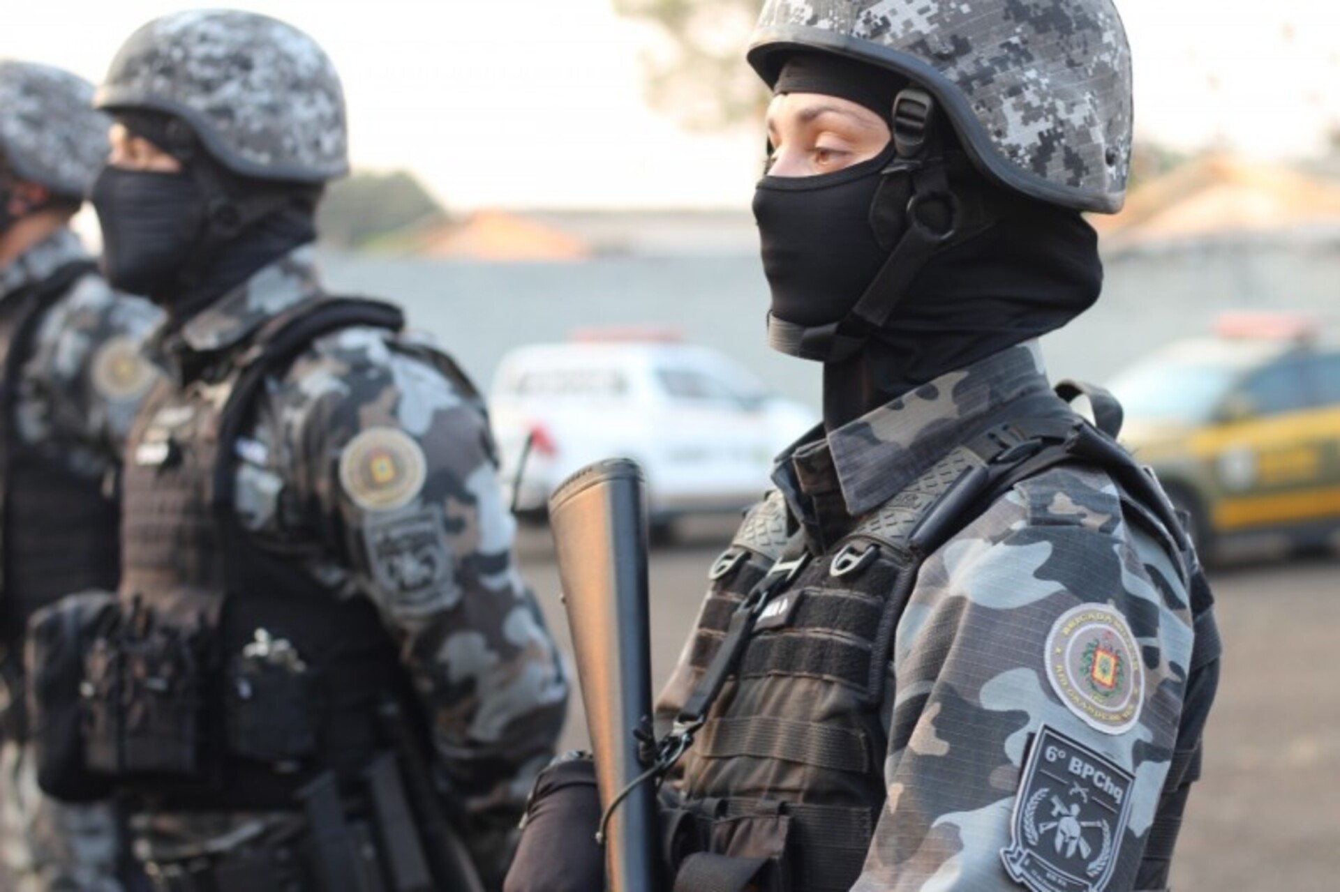 Cerca de 30 policiais militares foram destacados para a missão.