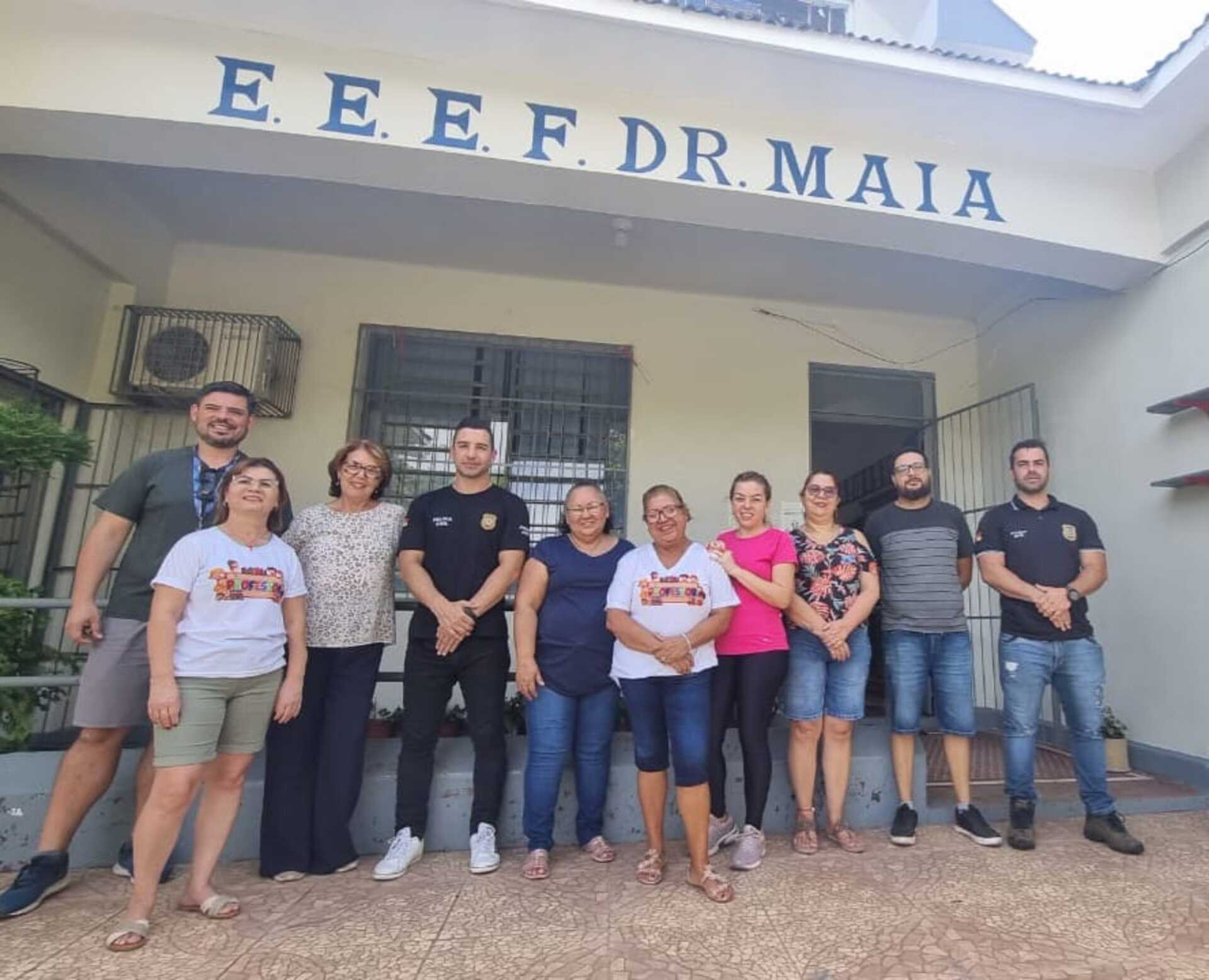 O primeiro seminário teve como convidado o Delegado da Polícia Civil Nilson Carvalho.