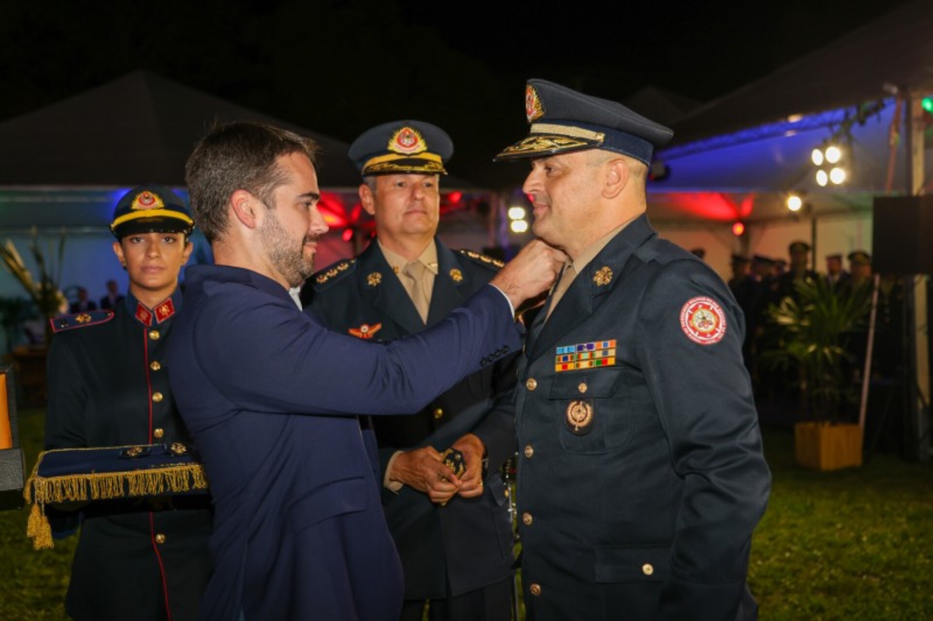 Governador empossou Eduardo Estêvam Camargo Rodrigues no comando-geral do CBMRS.