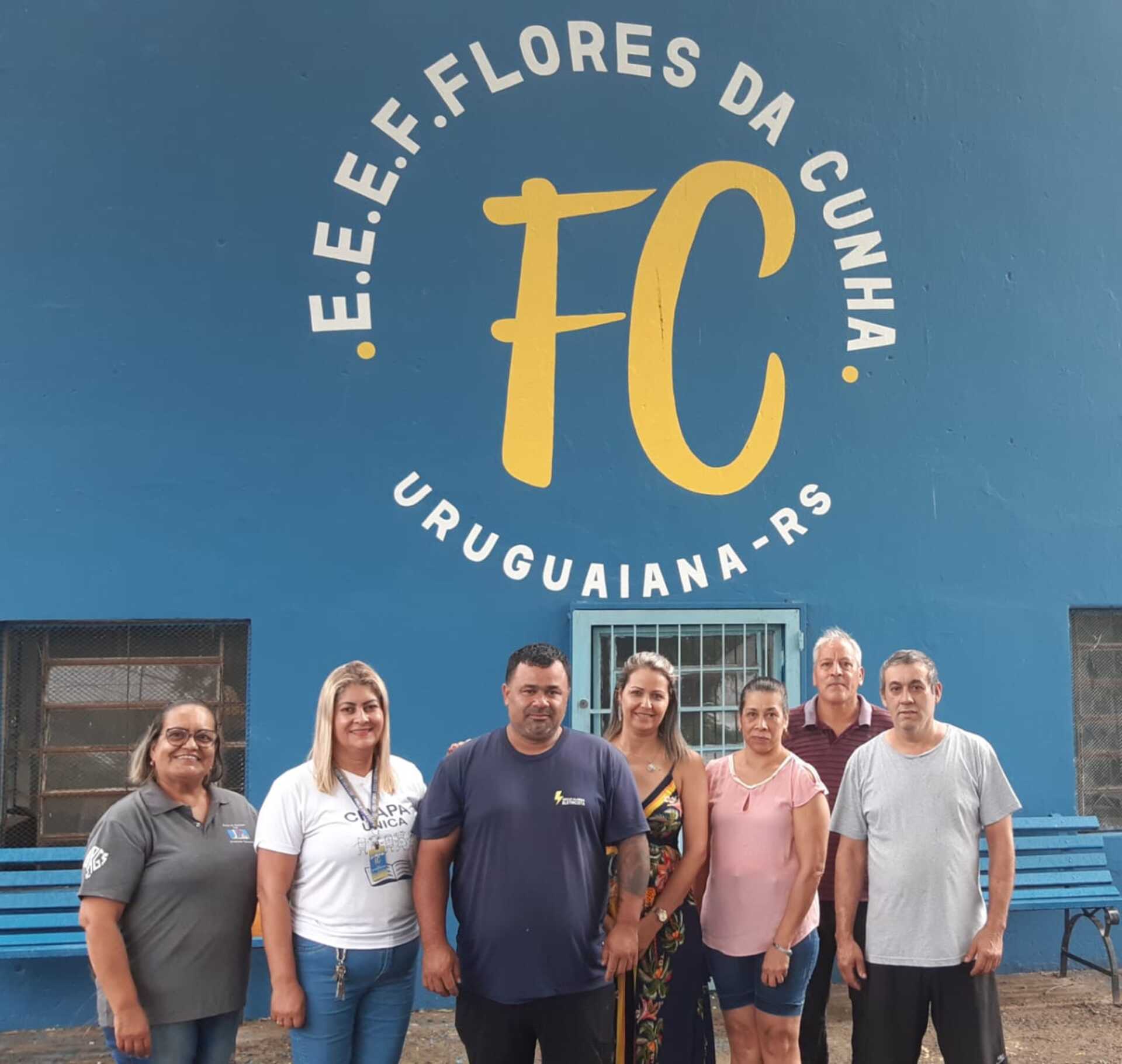 A entrega dos materiais para finalização da obra foi feita na quarta-feira.