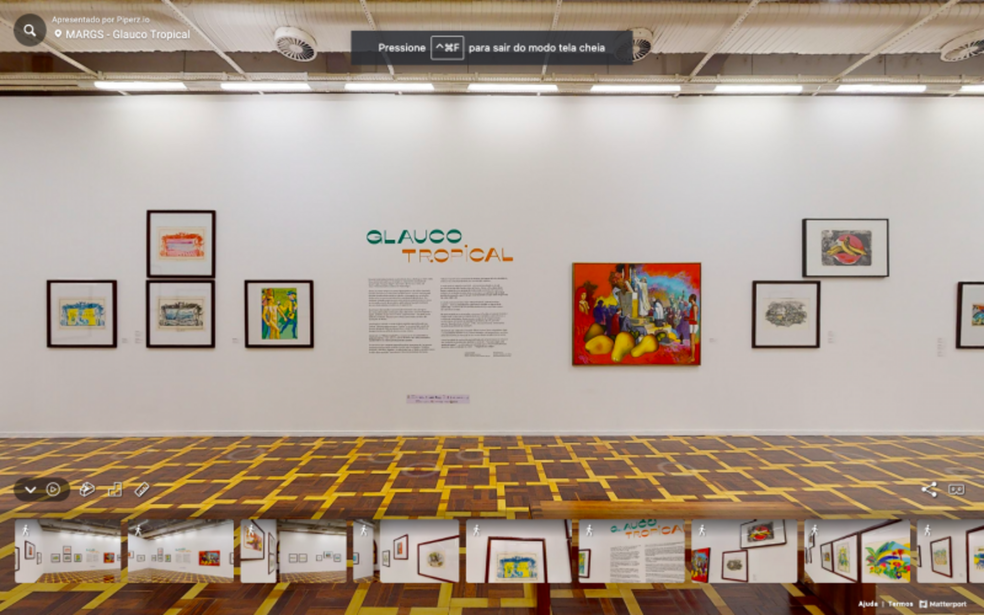 A mostra apresenta uma seleção de 49 obras do acervo do Margs, onde o artista está representado por mais de 300 trabalhos.