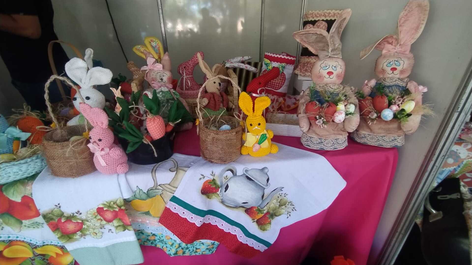 Os produtos ficam expostos até o dia 15 no horário das 9 às 19h.