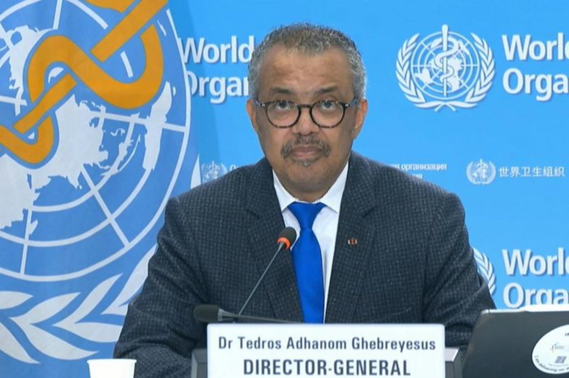 Tedros Adhanom Ghebreyesus é diretor-geral da OMS.
