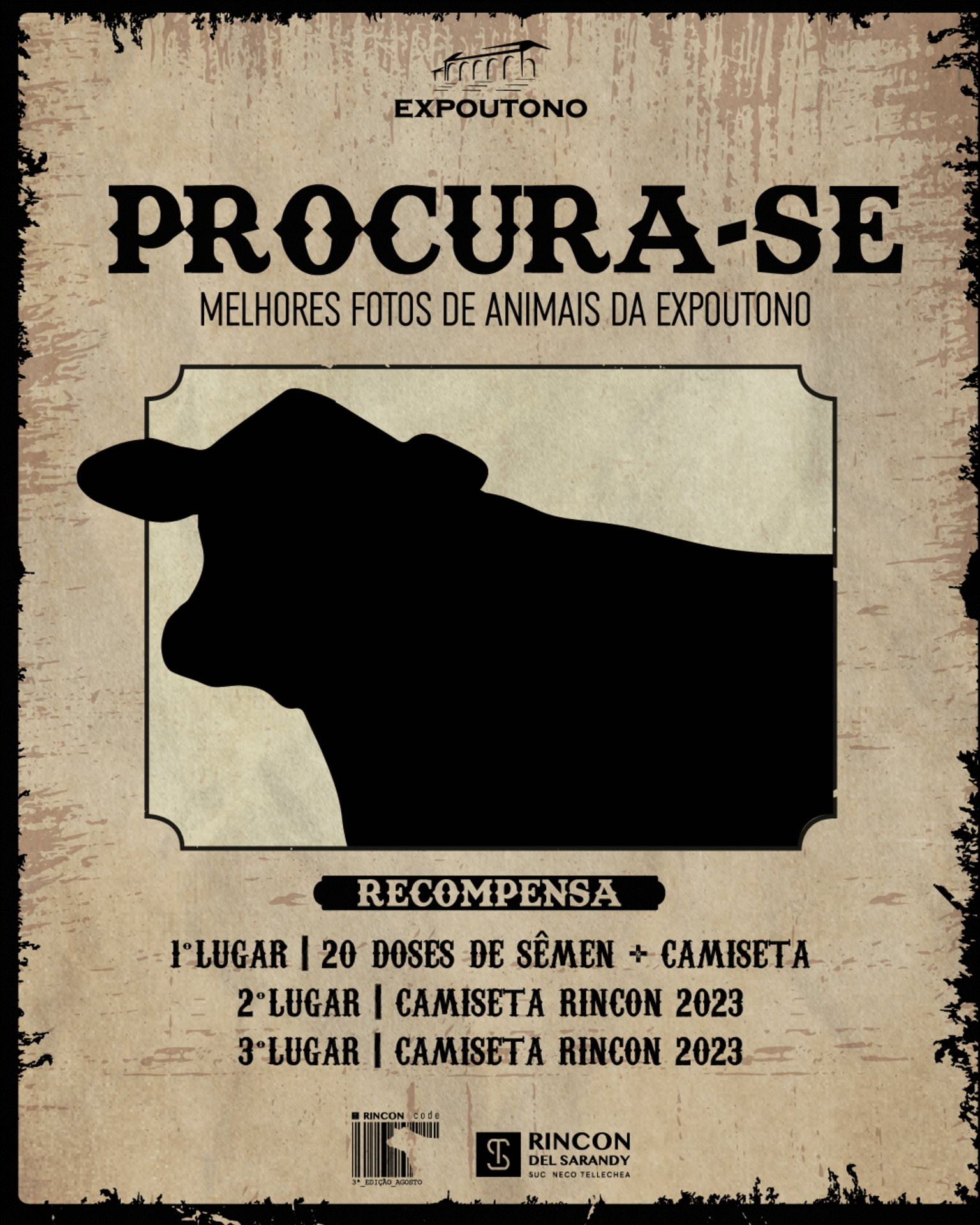 Para participar do concurso é necessário postar a foto no Instagram e incluir na legenda a hashtag #ProcuradosRincon.Foto Reprodução