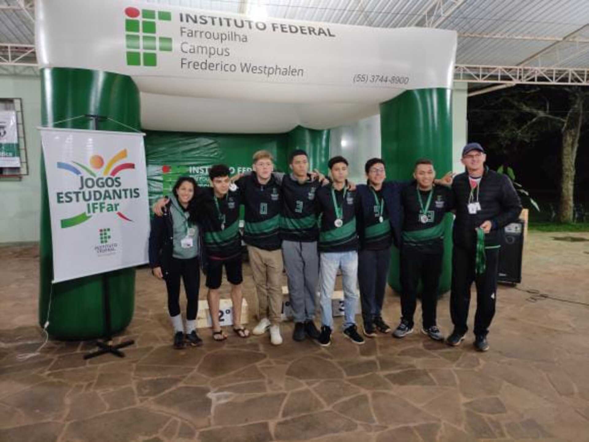 O Campus foi vice-campeão no basquete masculino e 3ª lugar no vôlei de praia feminino.