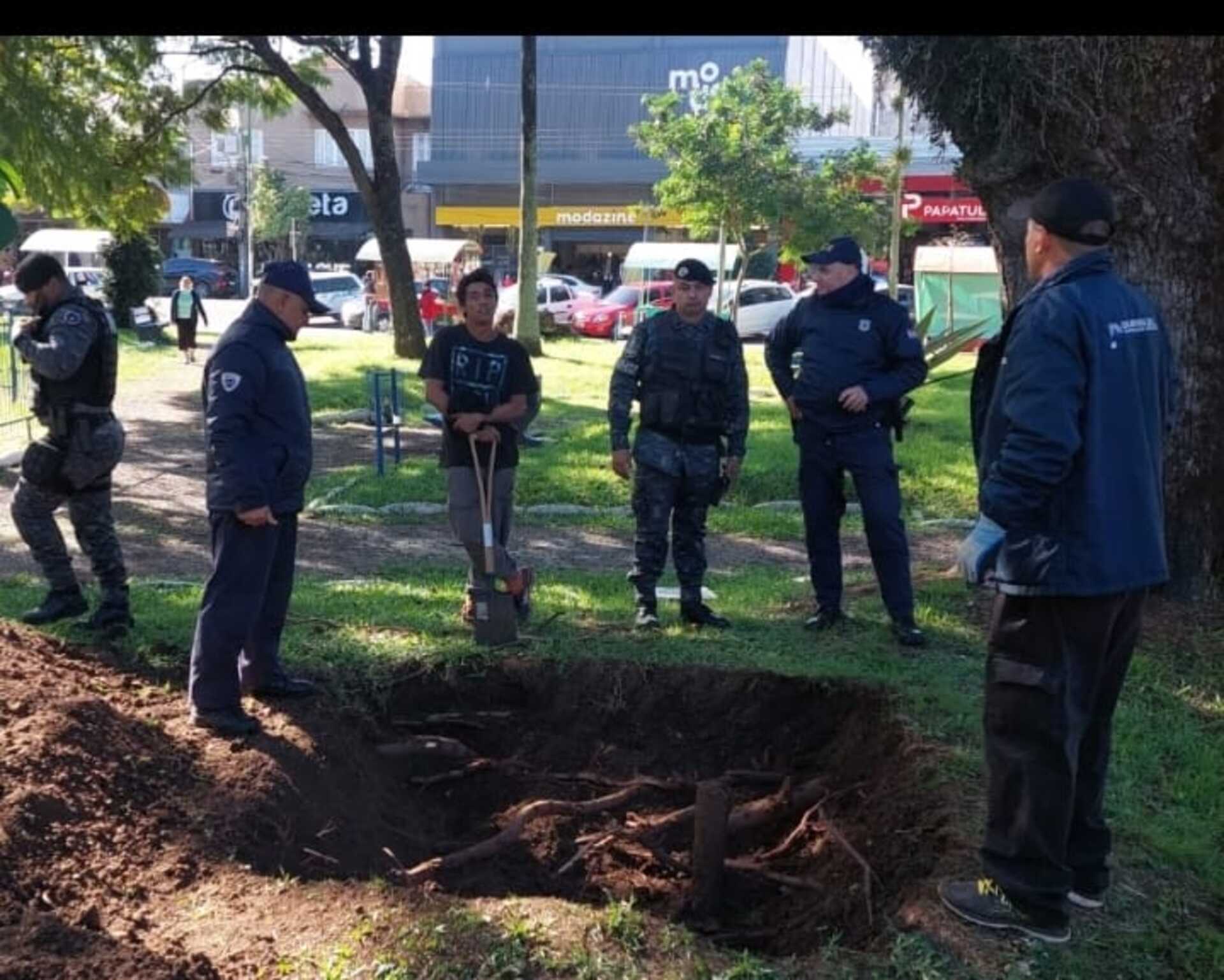 Fato curioso ocorreu na manhã de terça-feira.