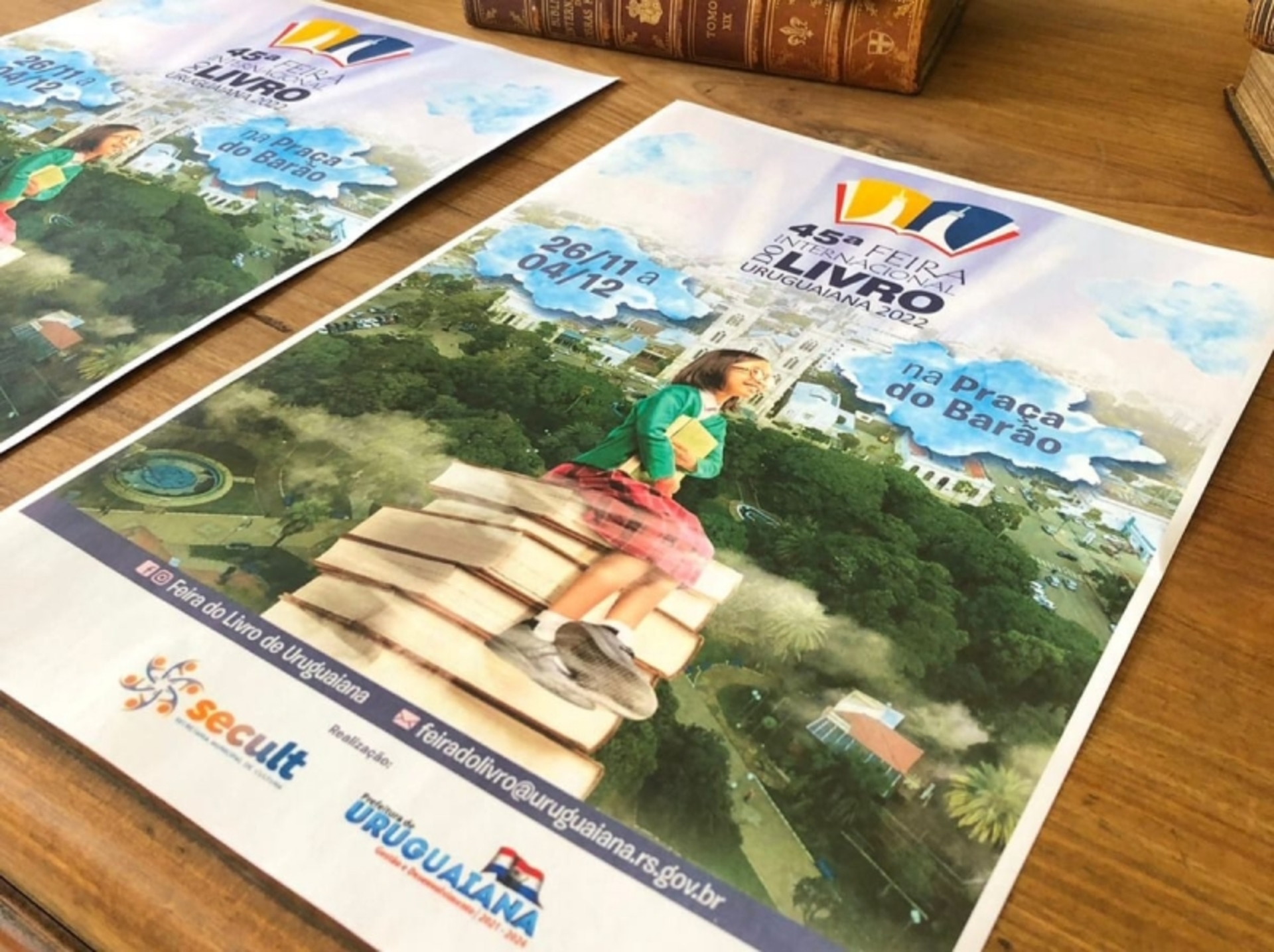 A Feira do Livro é um dos eventos culturais típicos do município e poderá estar no plano de trabalho, que está em fase de elaboração.