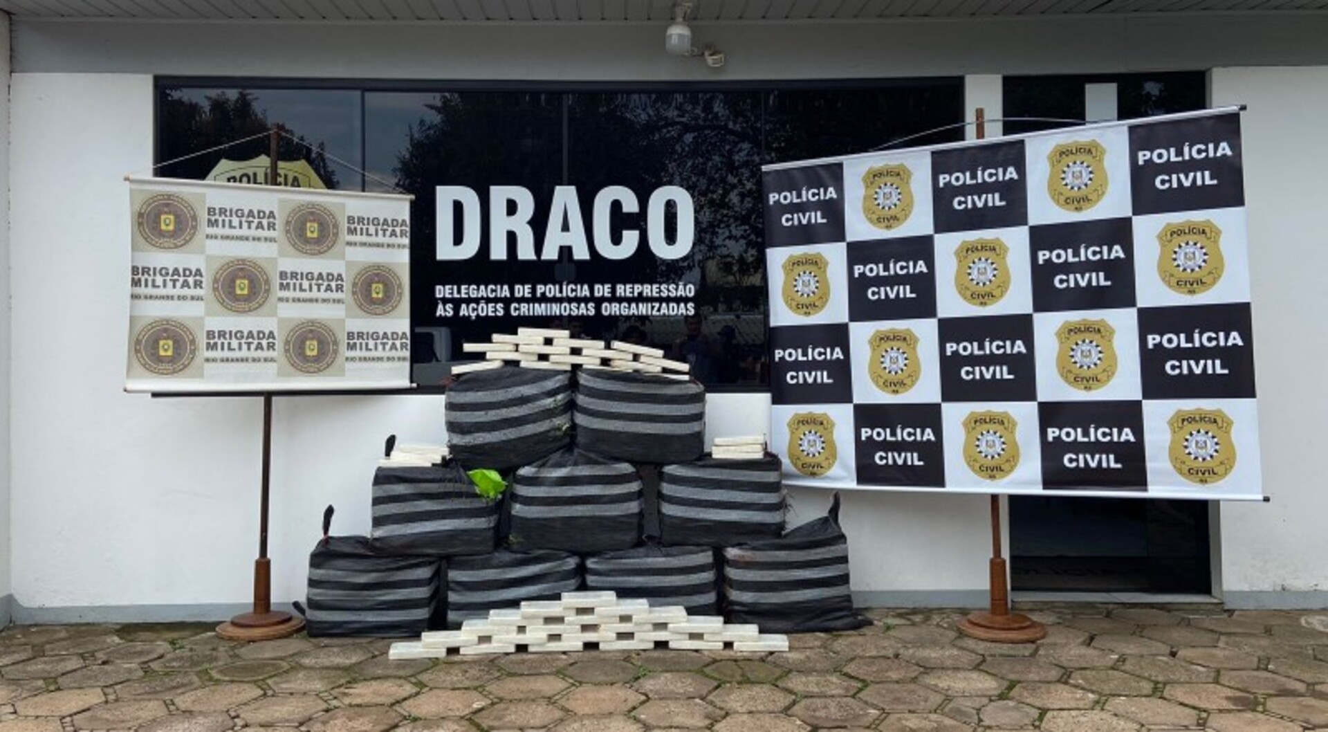 De acordo com a Draco, drogas seriam distribuídas por todo o Rio Grande do Sul.