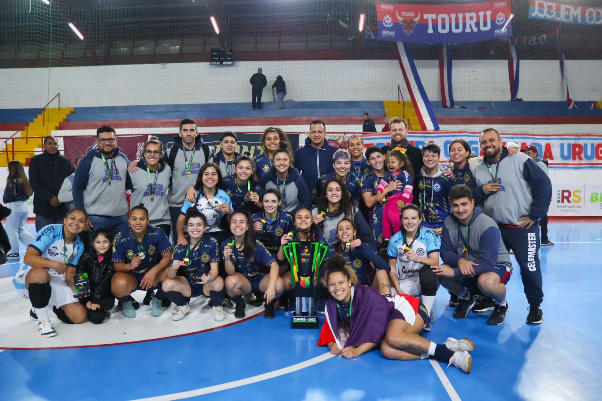 Time da Celemaster conquistou a Copa RS no sábado.