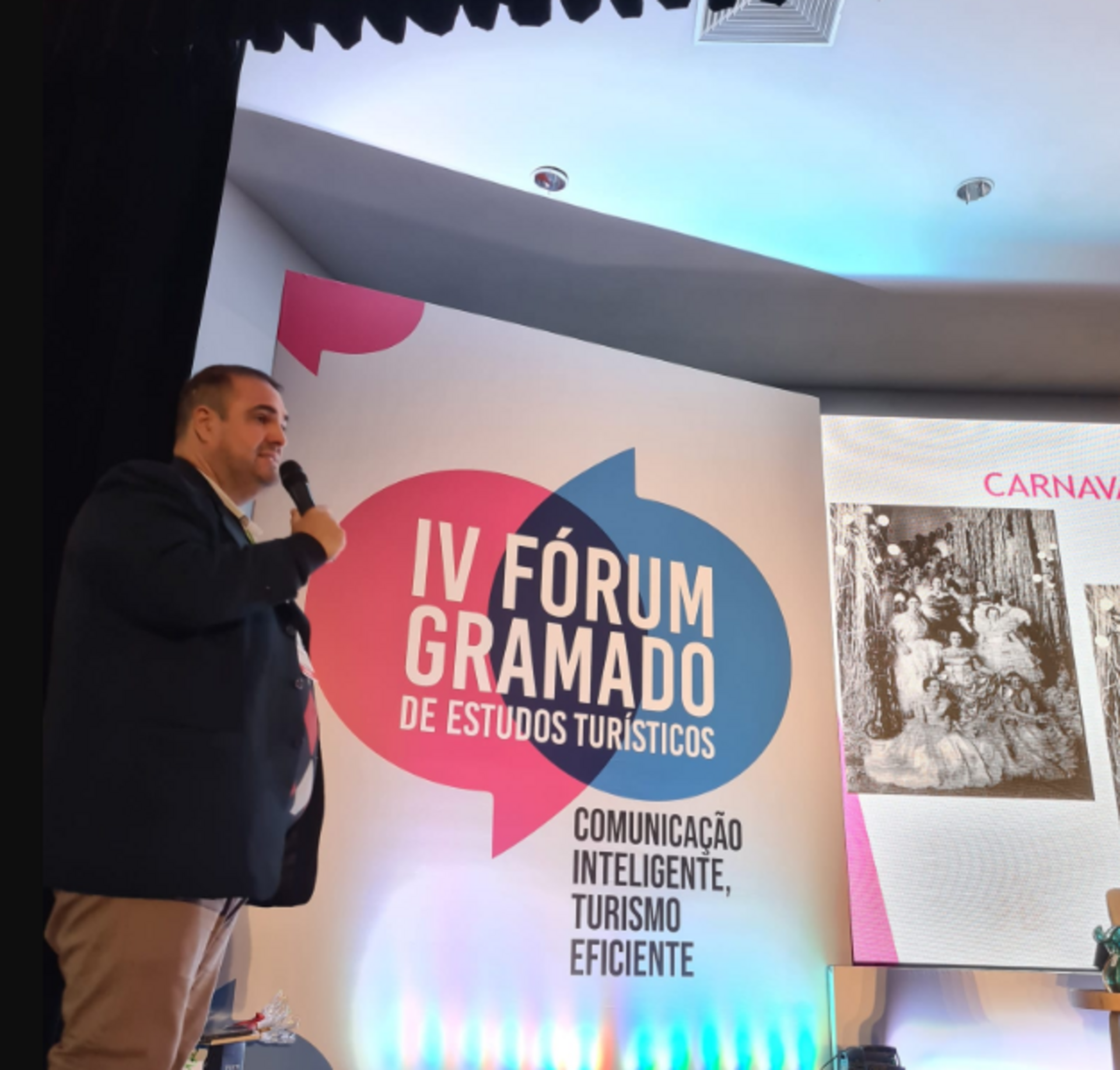 Paulo Fossari, apresentou trabalho durante o IV Fórum Gramado de Estudos Turísticos
