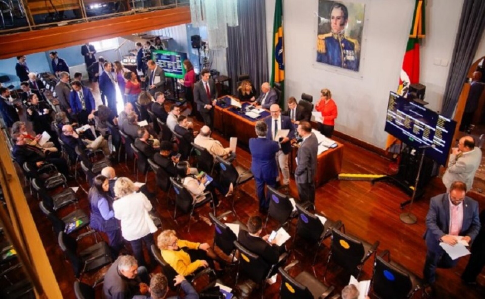 Em razão de obras no plenário do Palácio Farroupilha, votações ocorrem no Memorial da Assembleia