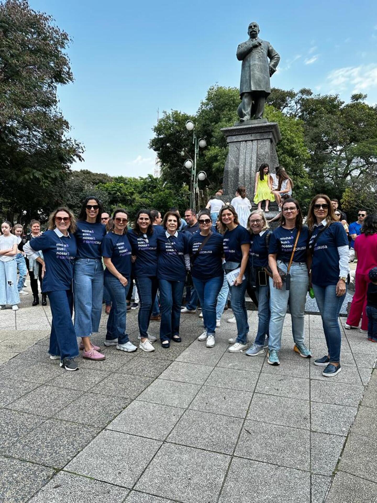 Integrantes do grupo Uruguaiana Viva.