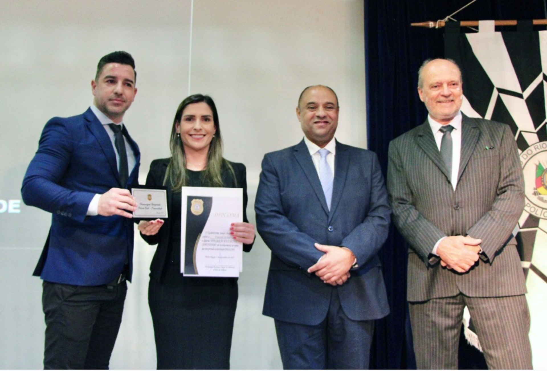 OAB Barro Preto - MPT de Uruguaiana é homenageado pela Polícia Civil