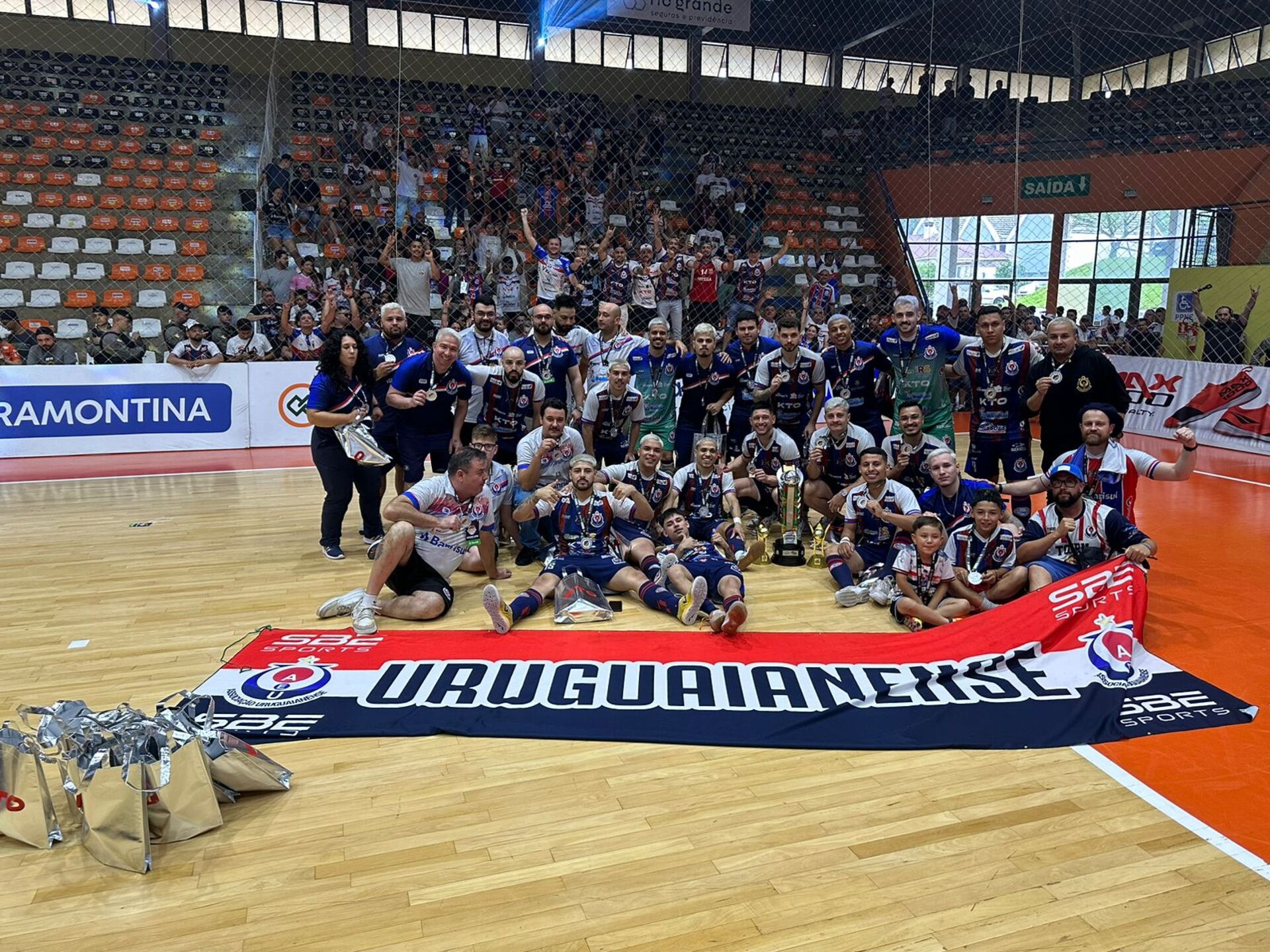 OAB Barro Preto - Uruguaianense termina o ano com o vice-campeonato da Liga Gaúcha