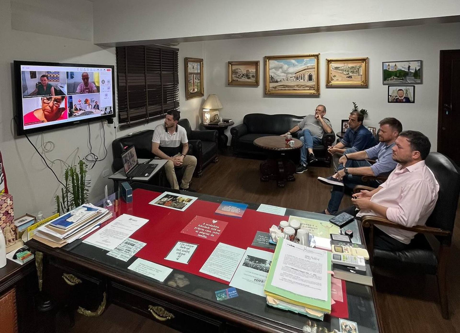 OAB Barro Preto - Comissão pró-hospital fronteiriço se reúne com Secretária Estadual de Saúde