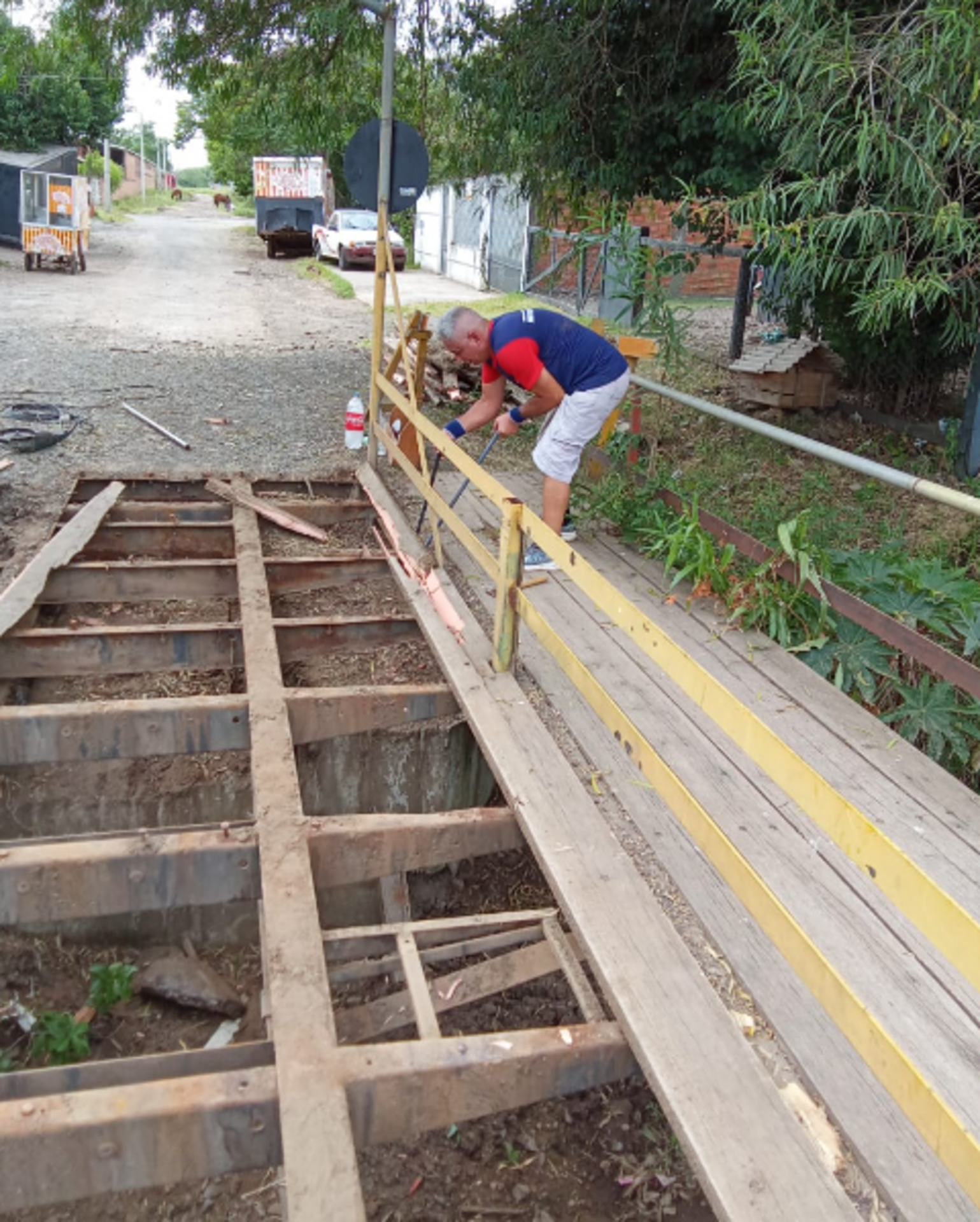 OAB Barro Preto - Prefeitura realiza reforma de pontilhões