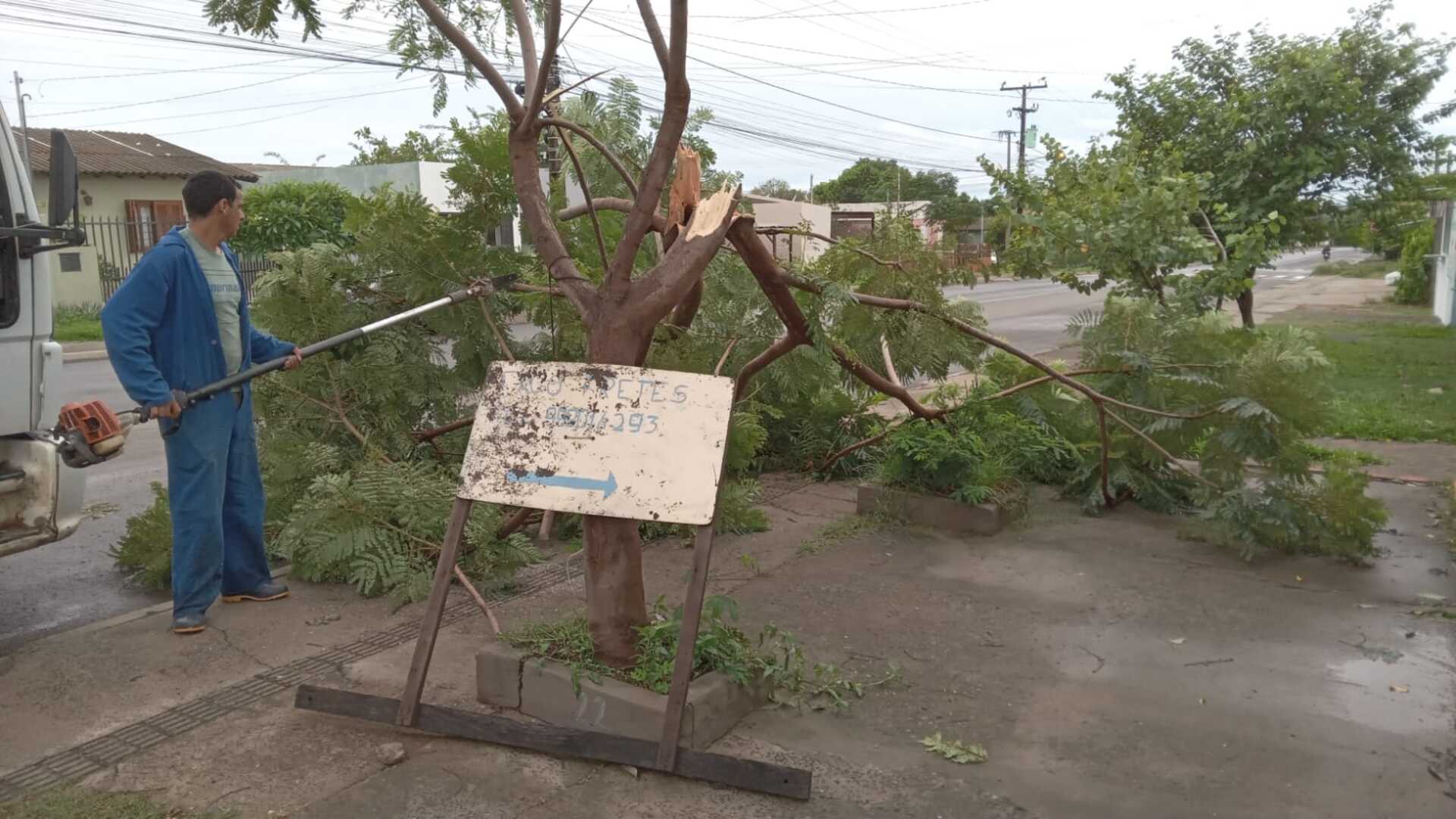 OAB Barro Preto - Temporal atinge a região e causa novos prejuízos em Uruguaiana
