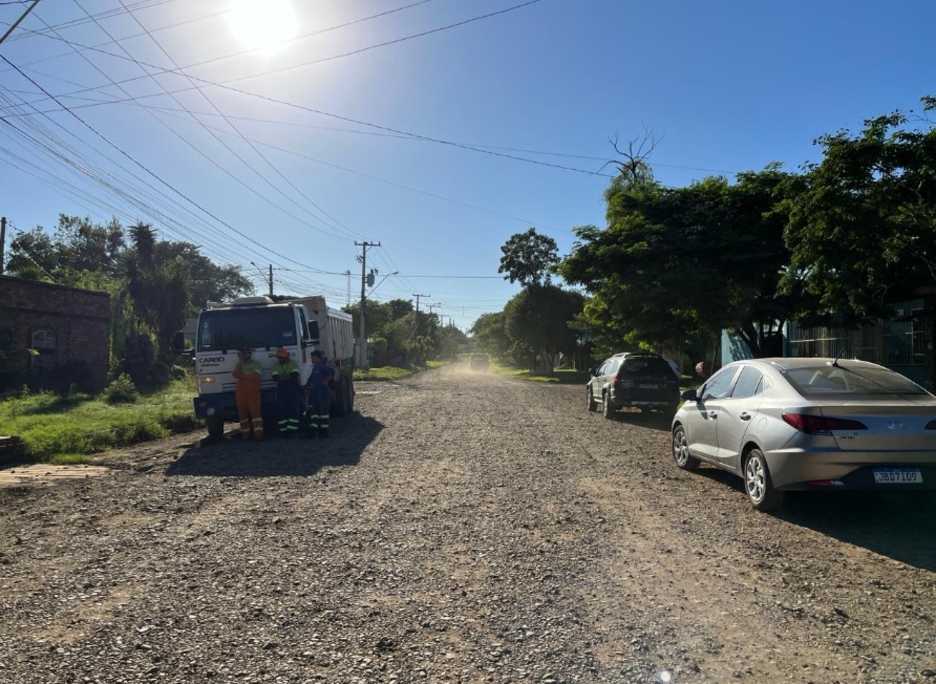 OAB Barro Preto - Prefeitura inicia asfaltamento da rua Adir Mascia