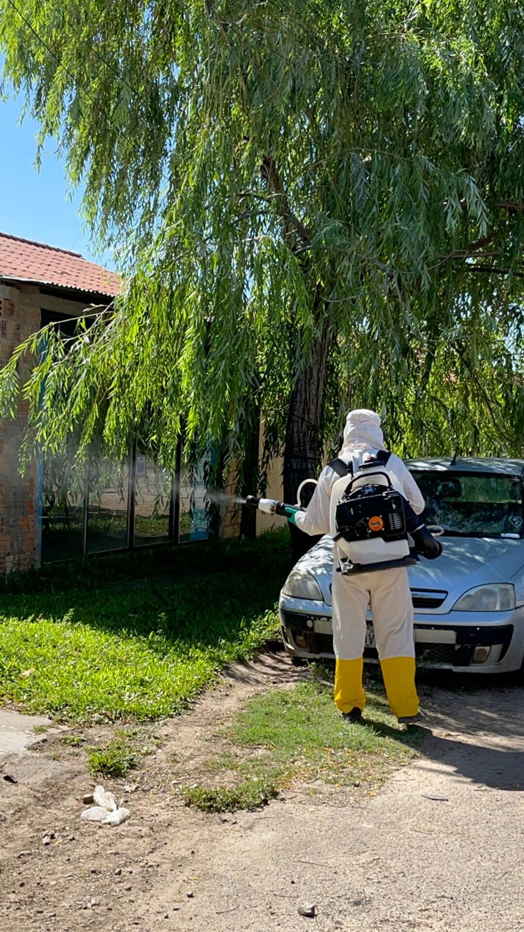 OAB Barro Preto - Secretaria realiza serviço de borrifação em três bairros da cidade