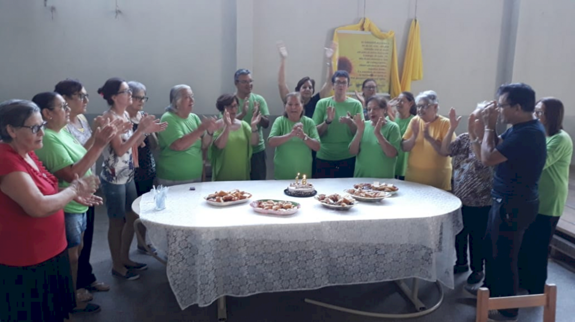 Foram cerca de 20 agentes na ação.