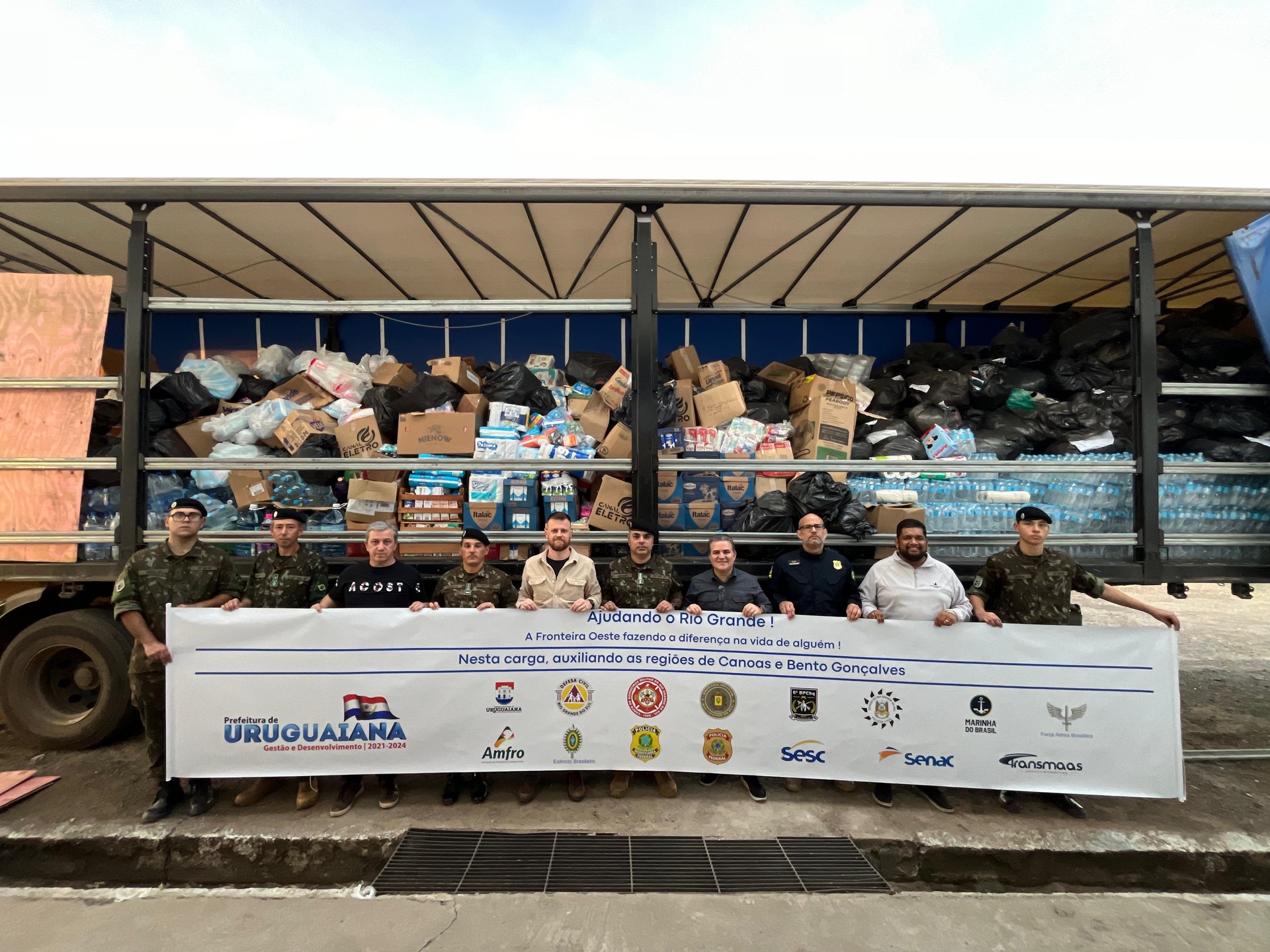 OAB Barro Preto - Uruguaiana presta ajuda solidária a Canoas e Bento Gonçalves