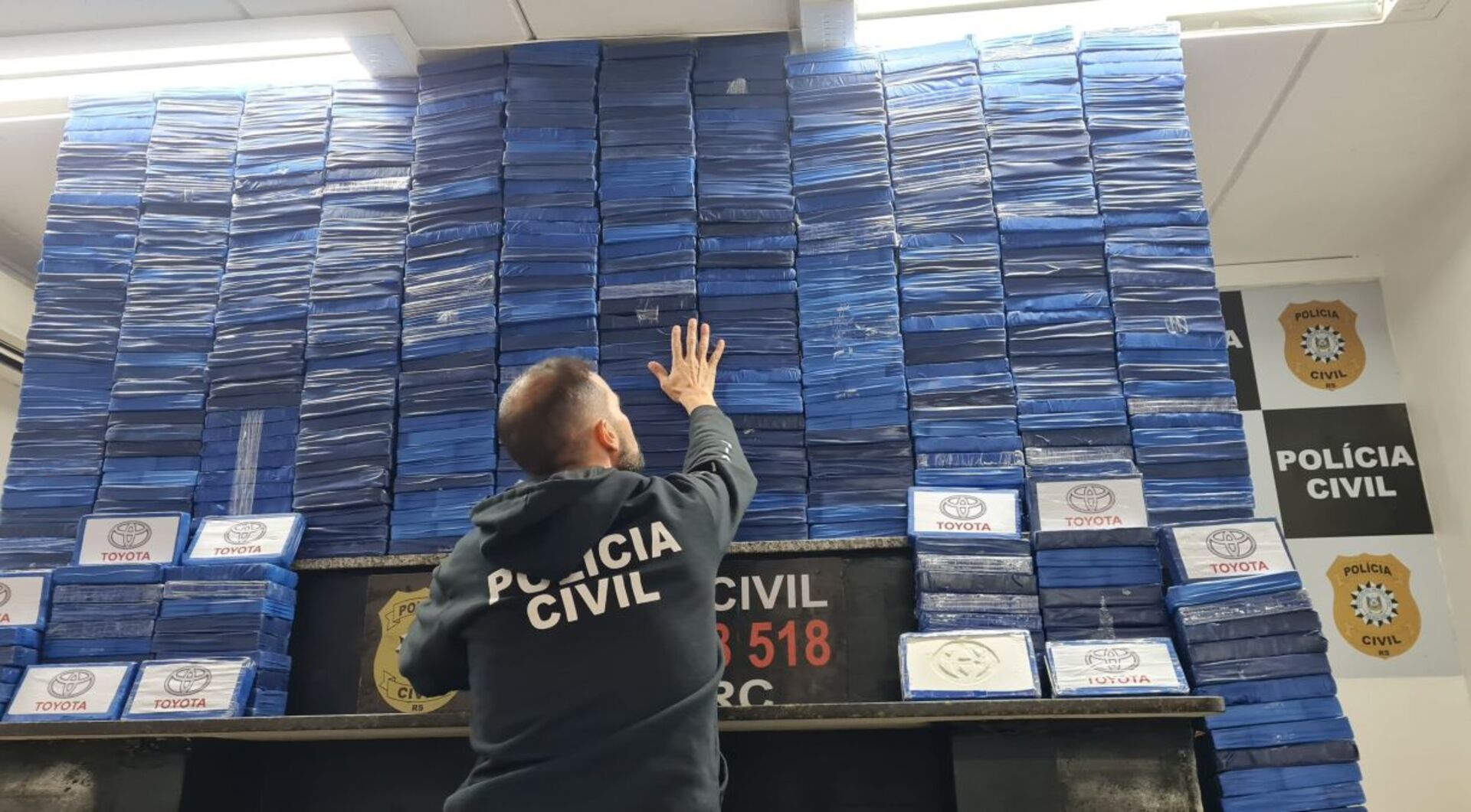 OAB Barro Preto - RS registra a maior apreensão de cocaína de sua história