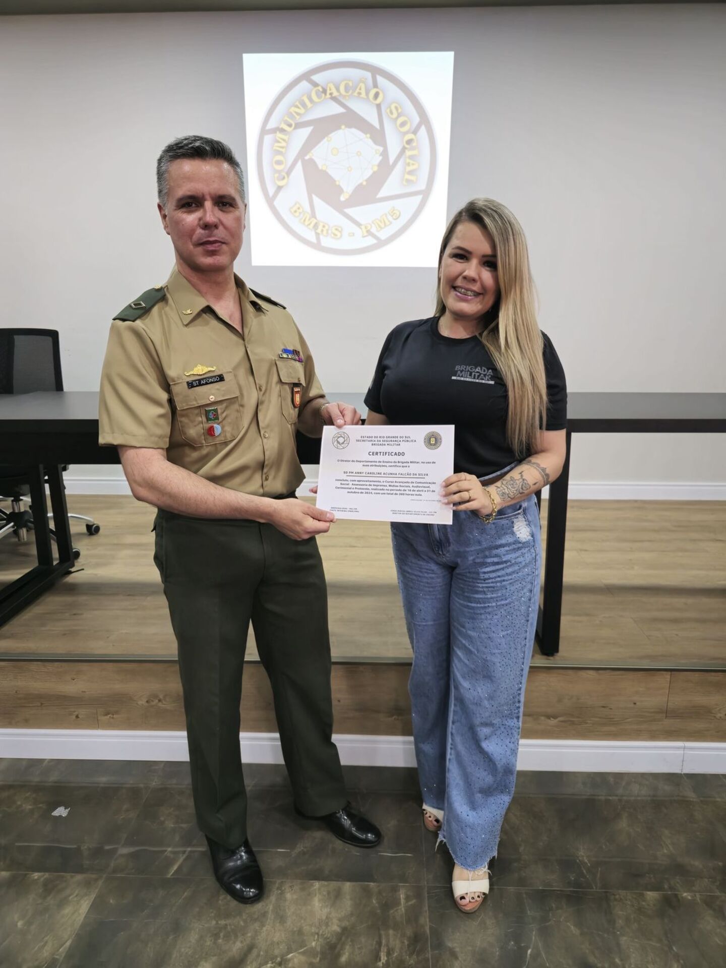 OAB Barro Preto - 1º BPAF tem primeira policial militar especializada em comunicação social da Fronteira Oeste