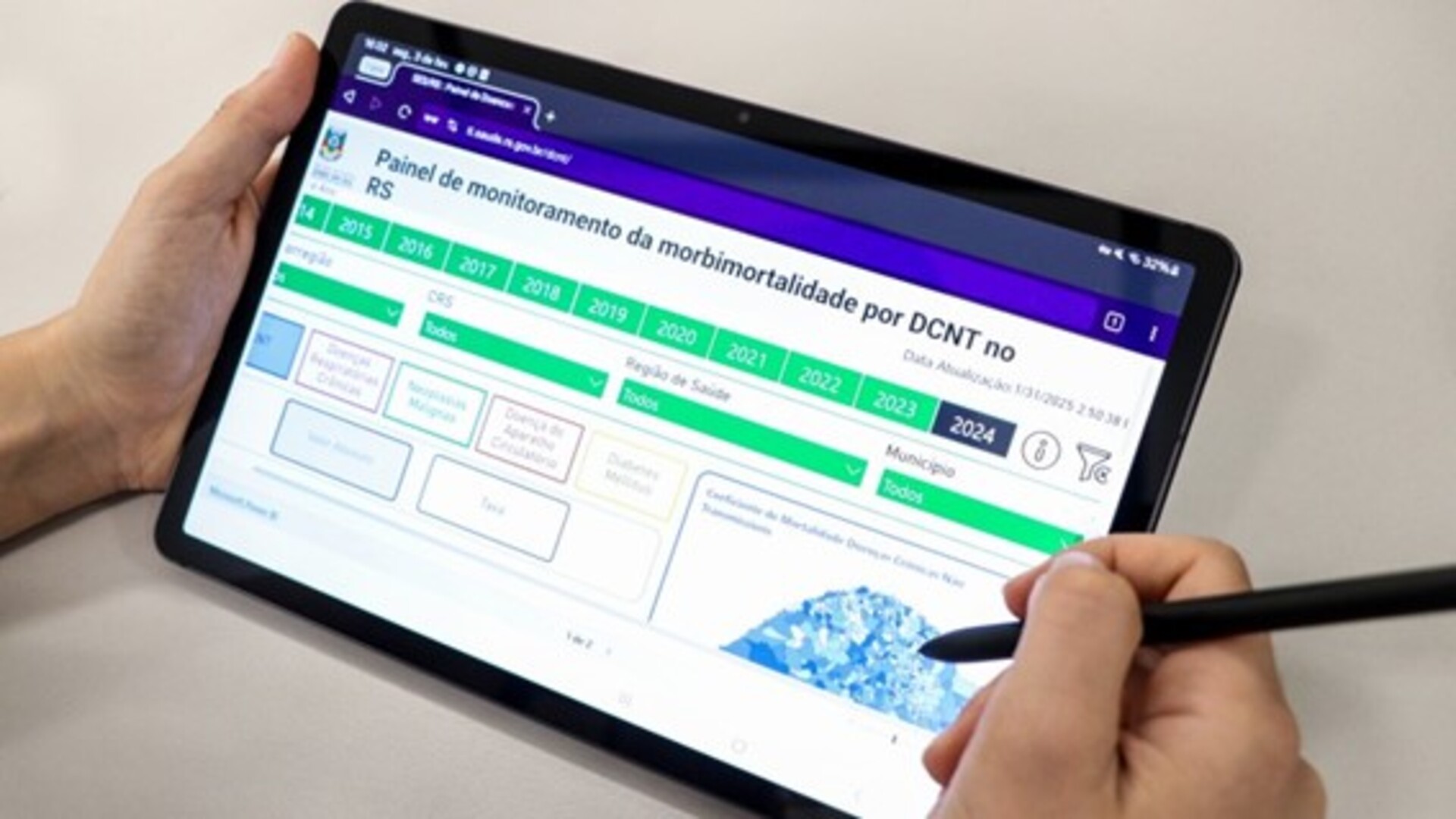 OAB Barro Preto - Saúde disponibiliza painel com dados de doenças crônicas não transmissíveis