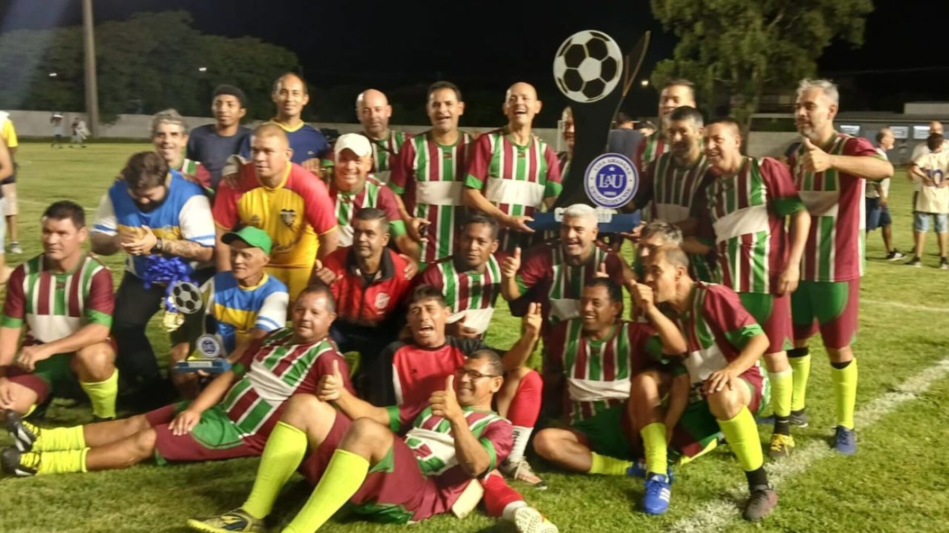 OAB Barro Preto - La Coruna é o campeão da Liga Amadora Uruguaianense Cinquentão