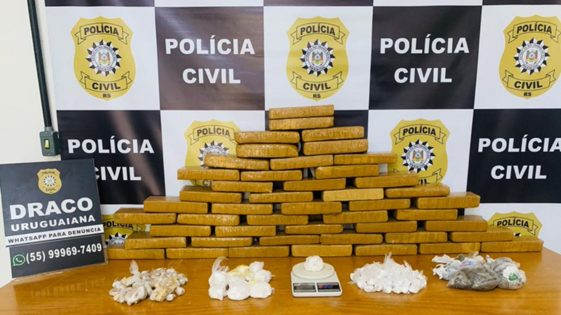 OAB Barro Preto - Polícia apreende 34 kg de drogas escondidas em baú