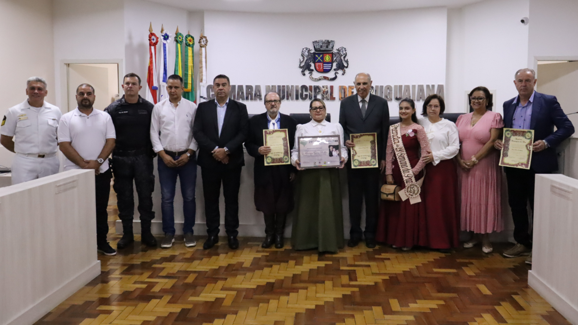 OAB Barro Preto - Câmara entrega homenagens na 29ª Semana da Paz