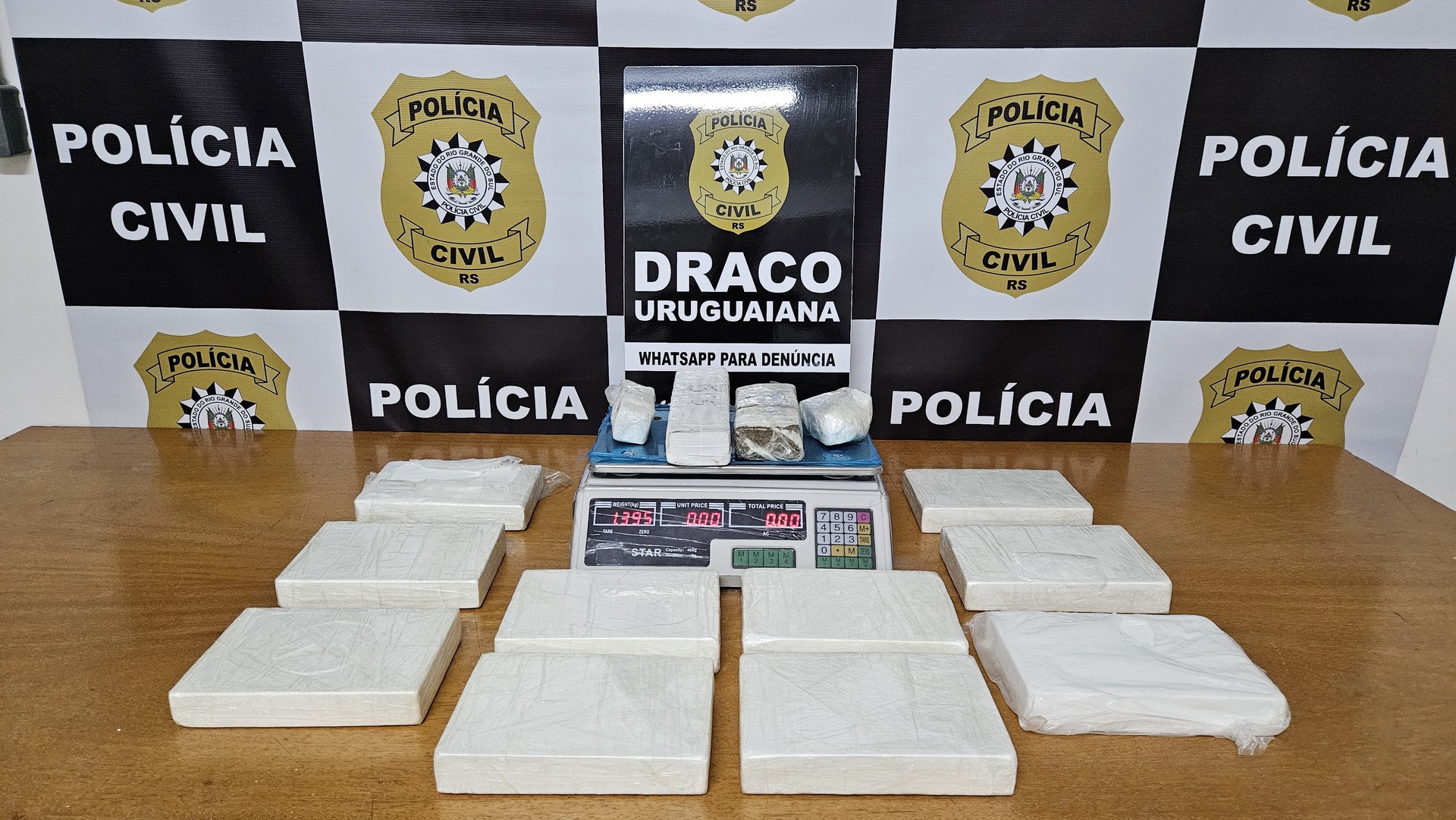 OAB Barro Preto - PC apreende mais de 11kg de drogas