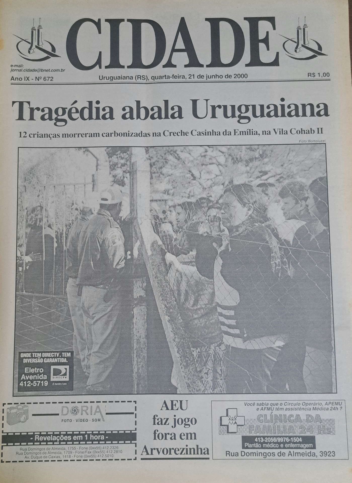 OAB Barro Preto - Incêndio na Casinha da Emília completa 25 anos